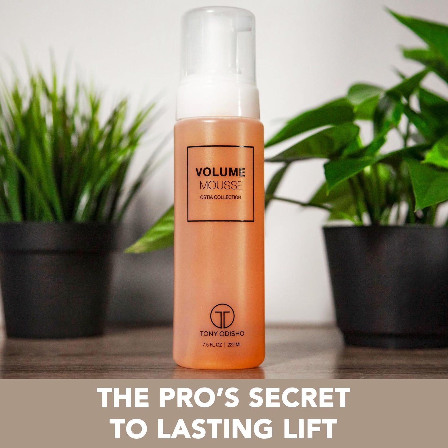Tony Odisho - Volume Mousse – Lightweight Styling Foam for Fine or Wavy Hair – Curl Volumizing Mousse – Medium Hold Conditioning Hair Volumizer for Women & Men – Moisturizes & Boosts Shine - 250ml
