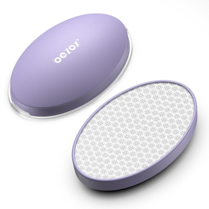 BEZOX Hair Eraser for Travel, Glass Hair Epilator for Full Body, Innovative Glass Body Hair Shaver Stone, Gentle Exfoliation for Legs, Arms, and Back - Purple