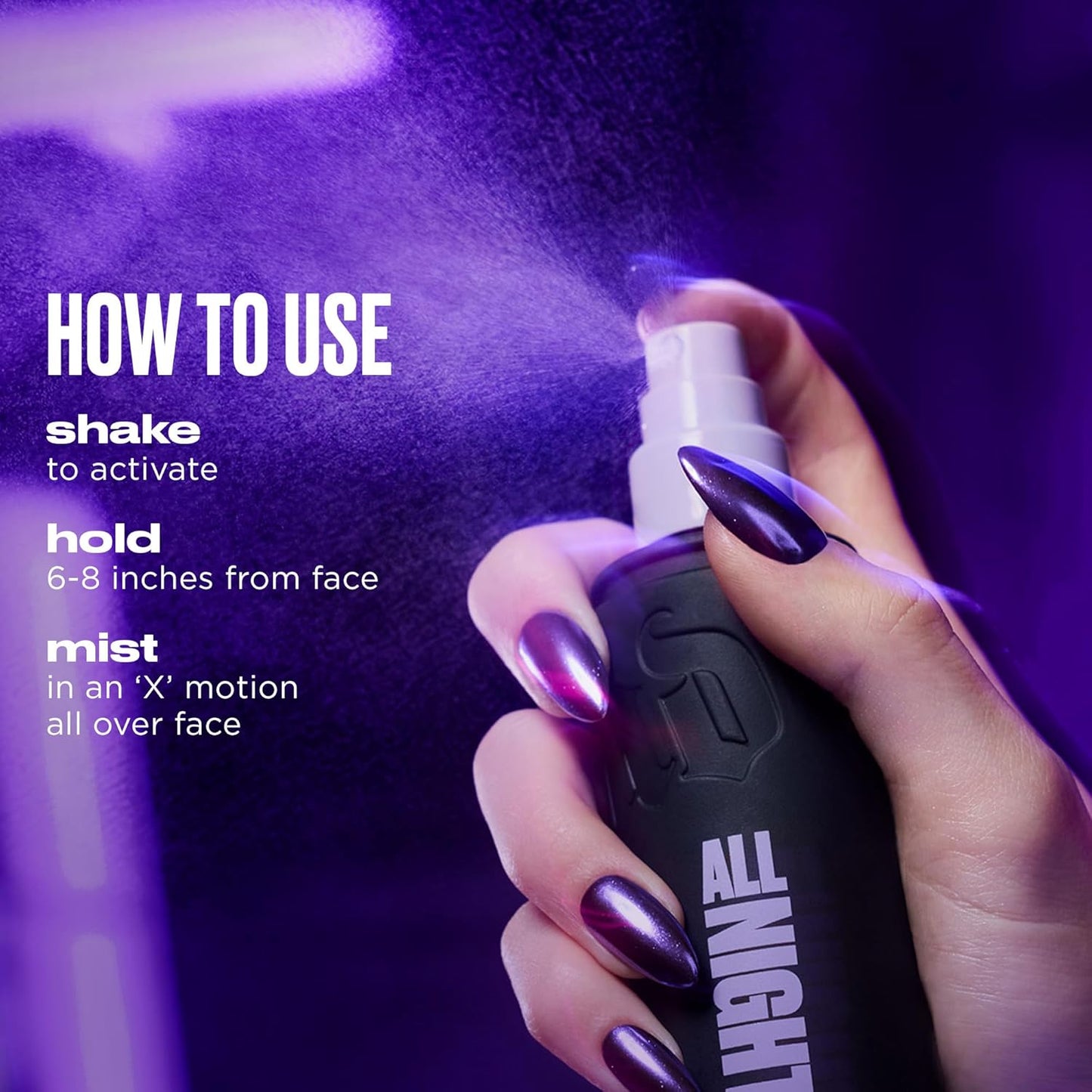 Urban Decay All Nighter Waterproof Makeup Setting Spray - 24HR Wear, Ultra-Fine Mist, Hydrating Formula | All Skin Types