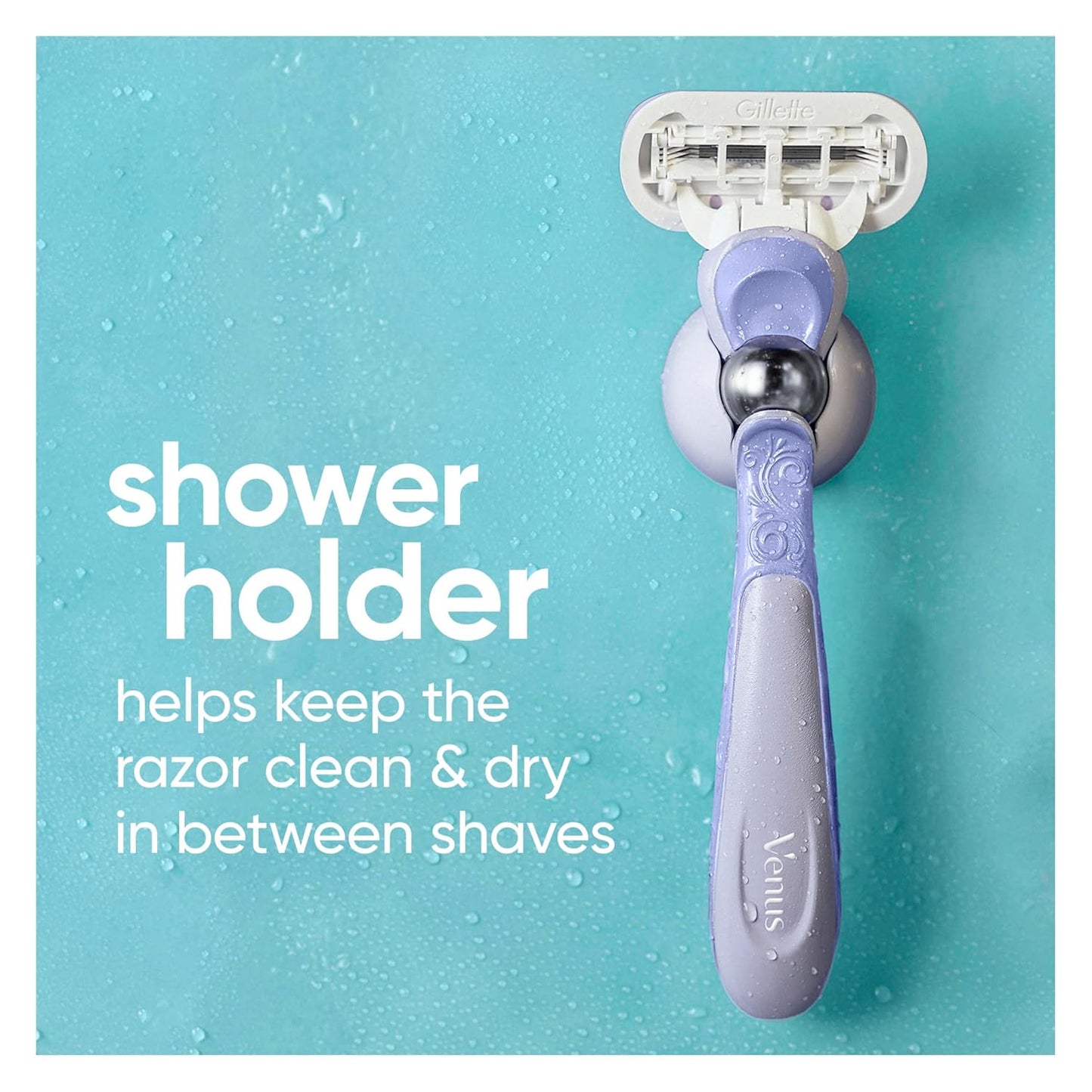 Gillette Venus Women's Razor - Extra Smooth Contour with 5-Blade Refills & Flexiball Handle | 1 Handle + 4 Refills