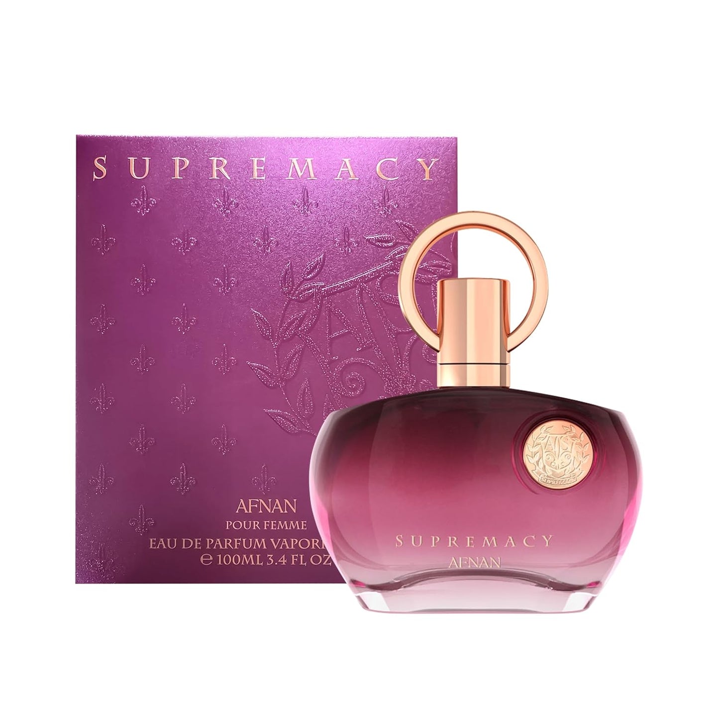Afnan Supremacy Gold Eau De Parfum for Women - 3.4 Fl. Oz | Luxurious Fragrance
