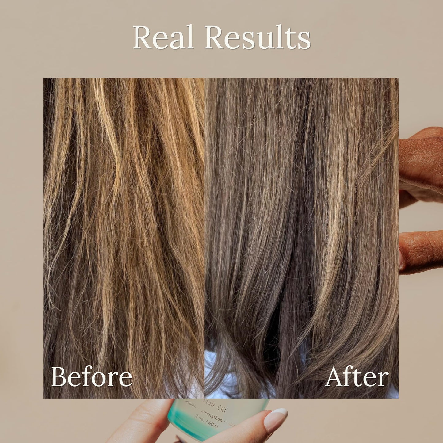 enly beauty Anti Frizz Hair Oil For Curly, Wavy & Straight Hair | Macadamia Oil, Elderberry, Meadowfoam Seed, Squalane, Dimethicone