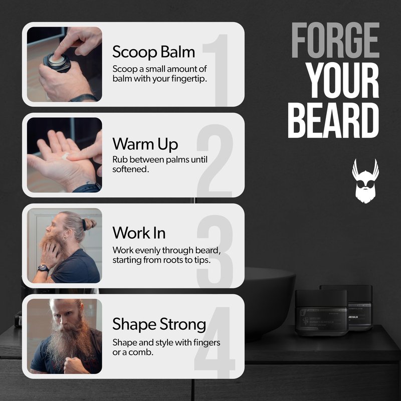 The Beard Struggle Warrior’s Beard Balm - Platinum Collection, Vanir's Wisdom - Non-Greasy Low-Hold Formula, Luxurious Cologne-Grade Fragrances 100% Natural and Plant-Based Ingredients - 50g