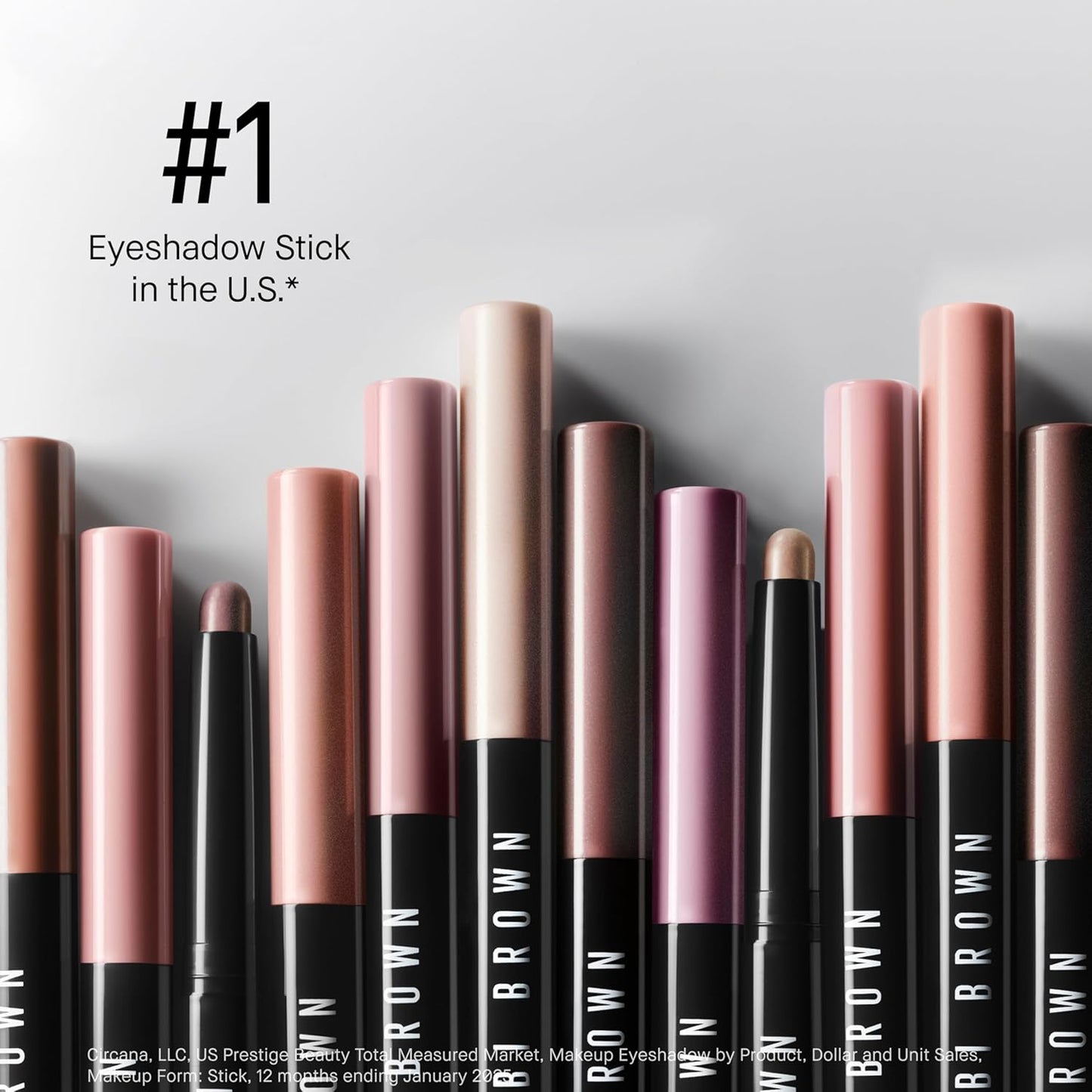 Bobbi Brown Long-Wear Cream Shadow Stick - 24-Hour High-Pigment Eyeshadow | Buildable Shades in Three Finishes