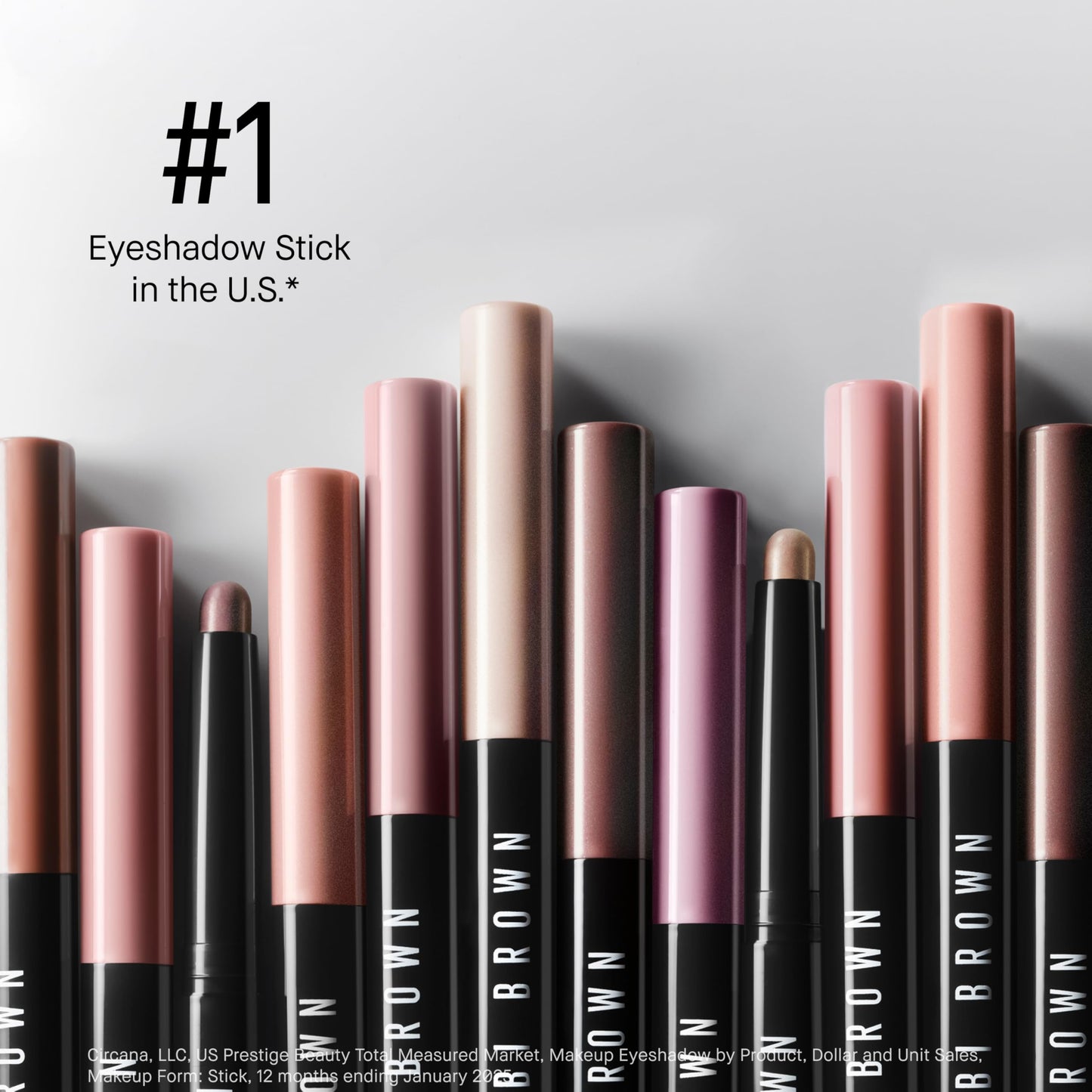 Bobbi Brown Long-Wear Cream Shadow Stick | 24-Hour Eyeshadow Stick | High-Pigment, Buildable Shades with Three Finishes, 0.05 Ounce, Vanilla