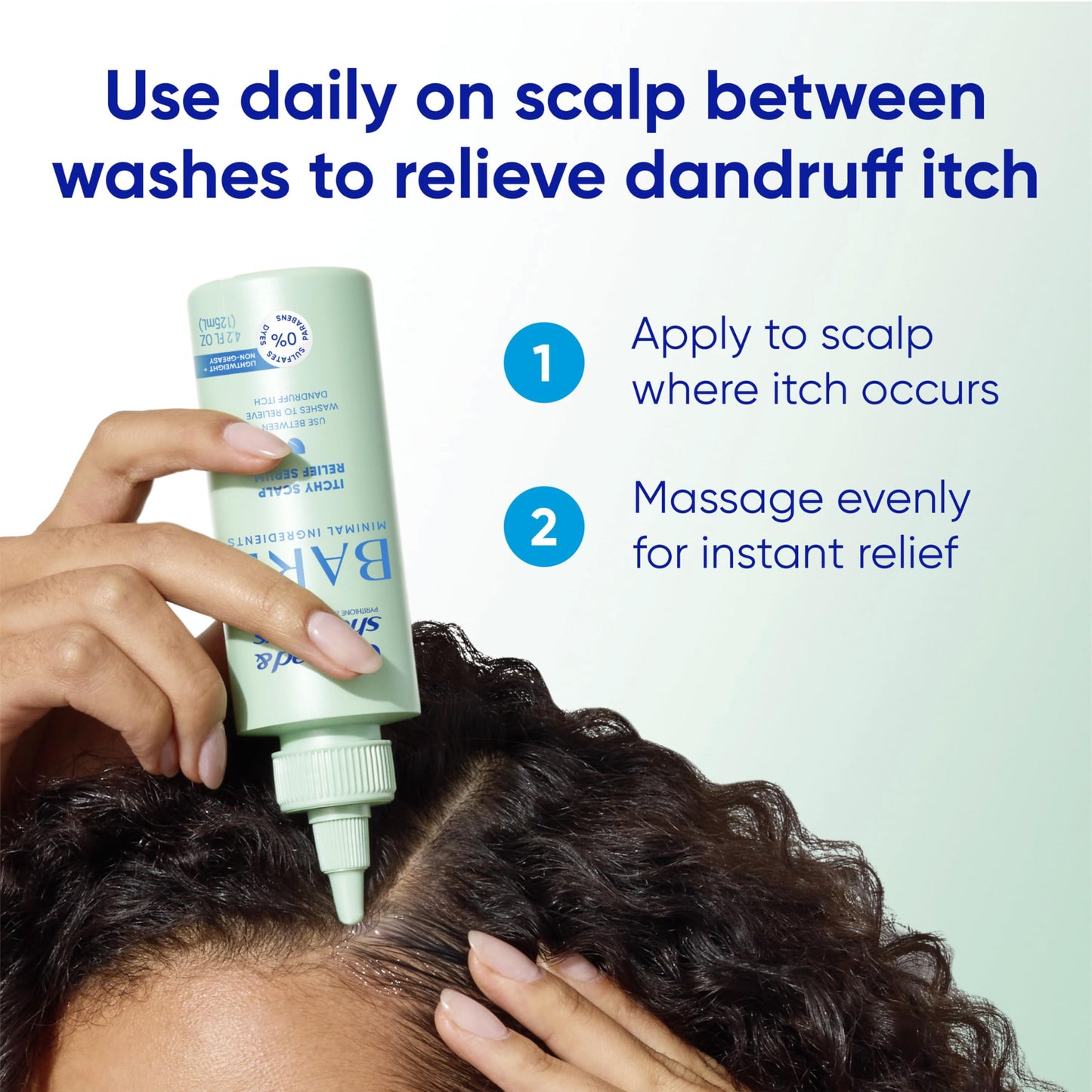 Head & Shoulders Anti-Dandruff Bare Scalp Relief Serum, 0.1% Pyrithione Zinc, for Itch Relief and Scalp Comfort, 4.2 fl oz