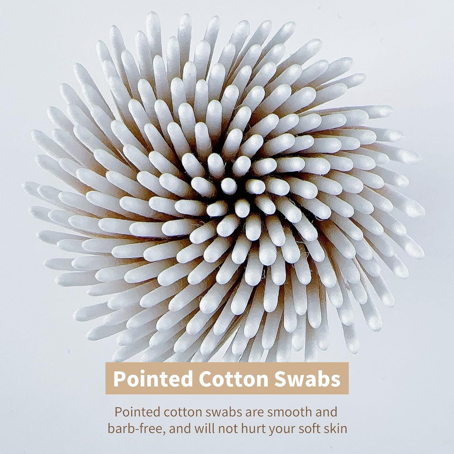 Pointed Cotton Swabs - 600PCS Precision Microblading & Makeup Applicators | 4-Inch Wood Handle
