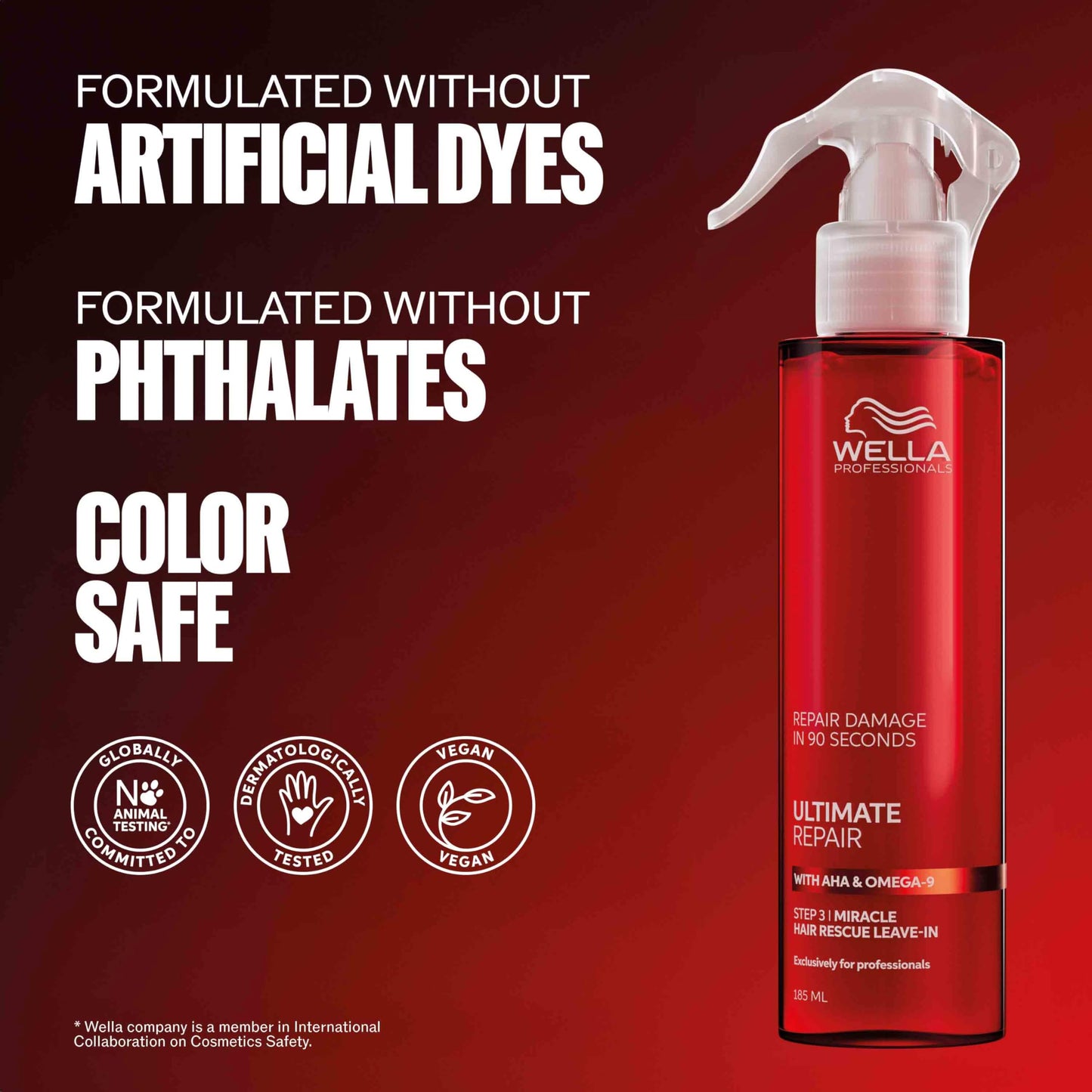 Wella Professionals ULTIMATE REPAIR Miracle Hair Rescue for Damaged Hair | Luxury Leave-In Treatment | Long-Lasting Repair & Protection | For All Hair Types | 185ml | 6.2 Fl Oz