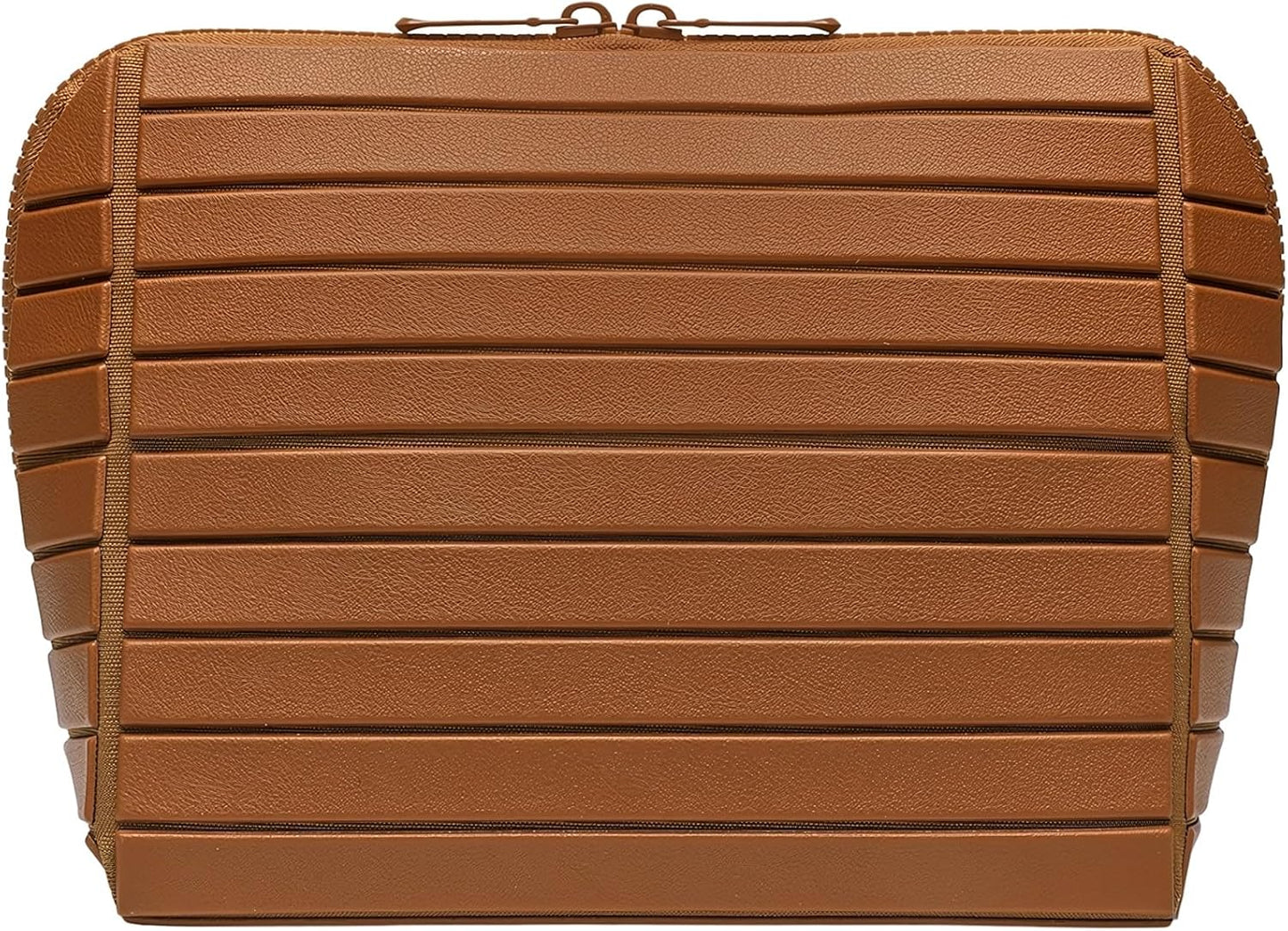 Travel Makeup Organizer Bag - Large Capacity Waterproof Leather Case | Portable Folding Design for Daily Use