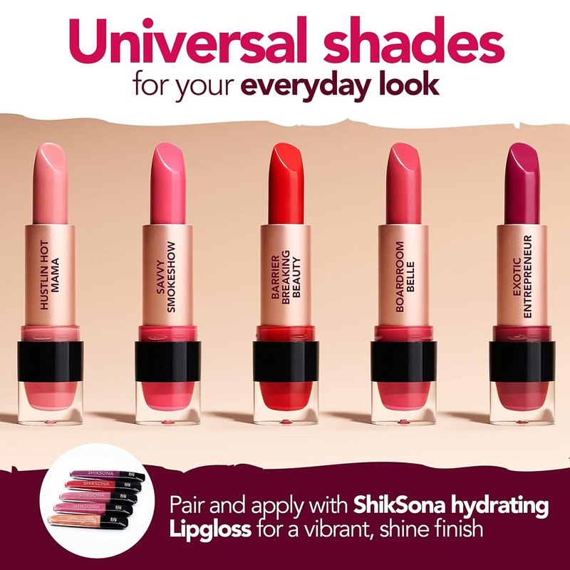 Barrier Breaking Beauty Vegan Matte Lipstick - Full Coverage in Timeless Rich Blue Red Shade