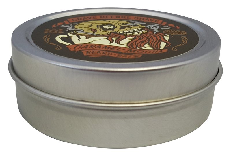 Grave Before Shave 4 oz Caramel Mocha Blend Beard Balm (Caramel Mocha Coffee scent)