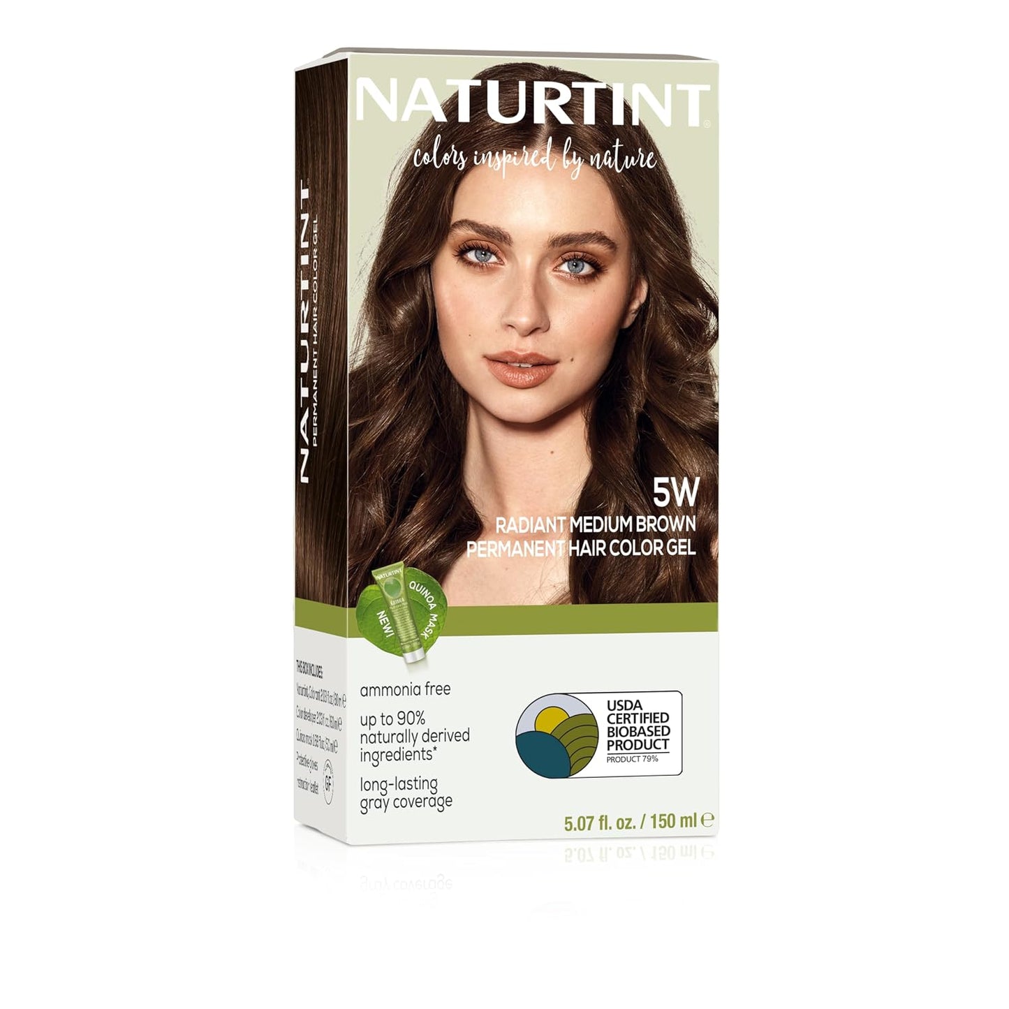 Naturtint 7N Hazelnut Blonde Permanent Hair Color | Ammonia-Free, Vegan, 100% Gray Coverage, Long-Lasting Results