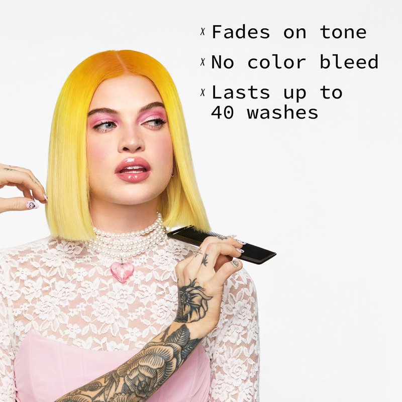 Pulp Riot Semi-Permanent Hair Color - Long-Lasting Vibrancy, Vegan Formula | 4oz Tube