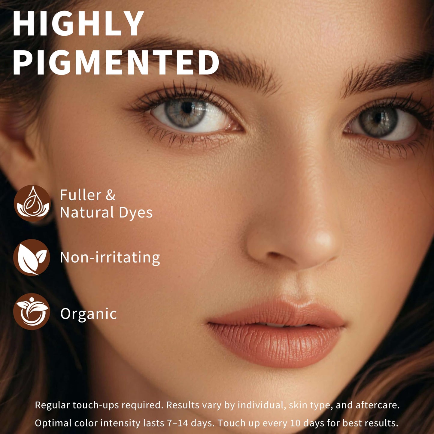 Eyelash & Eyebrow Color Kit with Olive Oil and Jojoba Oil, 2 in 1 Professional Eye Lash Tint & Brow Dye, Safe & Easy to Use with Natural Results, Gentle on Skin for Beginner Salon Beauty 5ml (Brown)