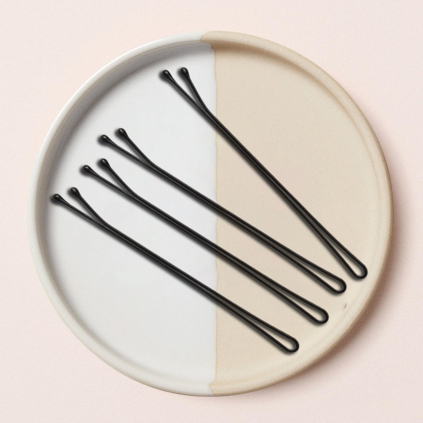 Diane XL 3" Black Bobby Pins 100-Count for Thick Hair, Extra Long Professional Hair Pins for Women with Strong Hold, Salon Styling Pins for Buns, Updos, French Twists, Roller Sets & Bridal Hair