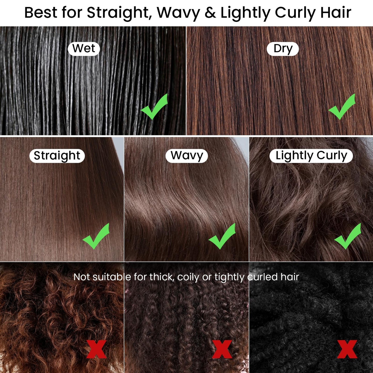 Biofriendly Mini Detangling Hair Brush for Wet & Dry Hair, Compact & Lightweight for On-the-Go Use, Gentle Flexible Bristles for Smooth Detangling, Heart-Shaped Design, Lilac Veil