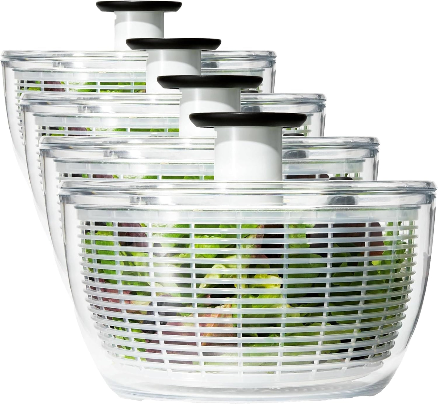 OXO Good Grips Salad Spinner - Efficient Lettuce & Vegetable Washer | 6.22 Quart Capacity