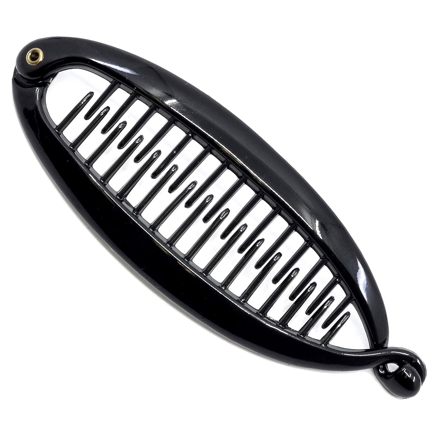 French Extra Small Banana Clips for Thin Hair - 3.5 Inch Classic Strong Hold Updo Ponytail Holder