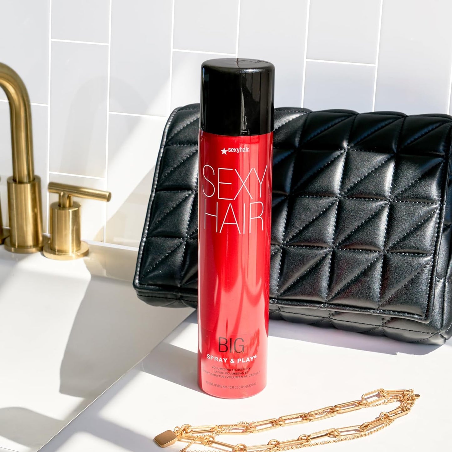 Big Spray & Play Volumizing Hairspray - Humidity Resistant Hold & Shine for All Hair Types | 10 oz
