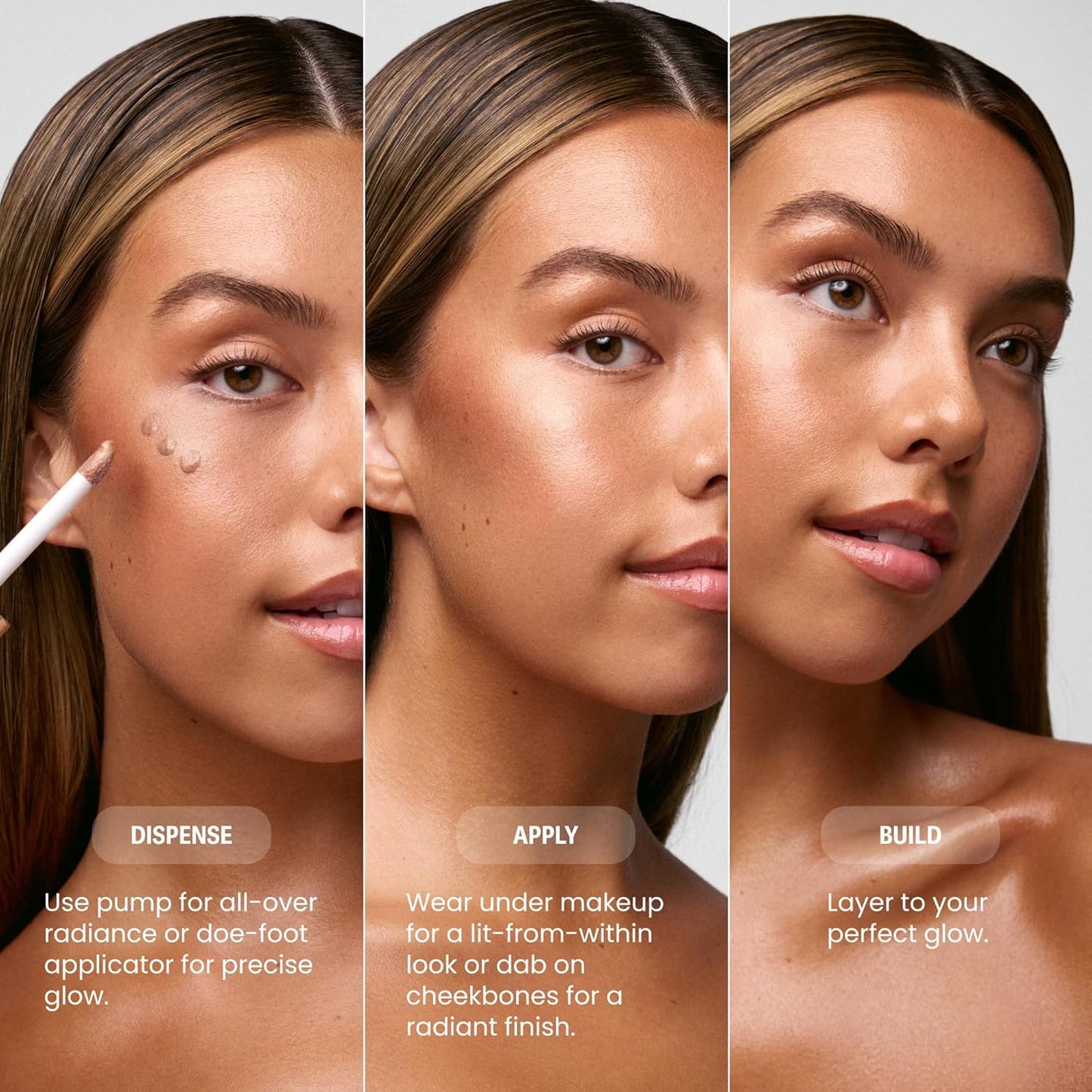 Liquid Glow Highlighter & Illuminator - 30ml Long-Lasting Dewy Finish for Luminous Aura Glow