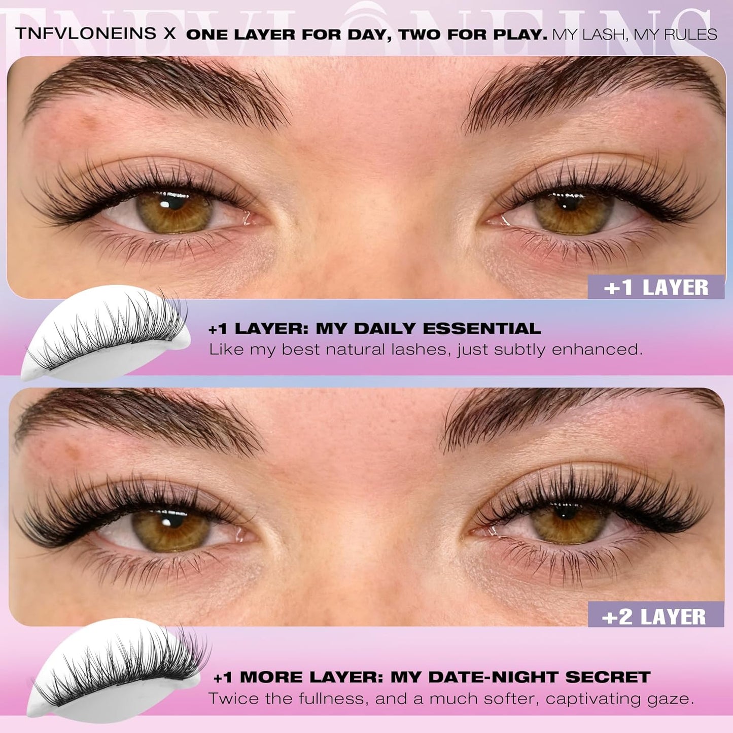 Natural Lash Extension Kit - 168Pcs Wispy Individual Lashes 9-12MM | Bond, Seal Glue & Tweezers for DIY Home Use