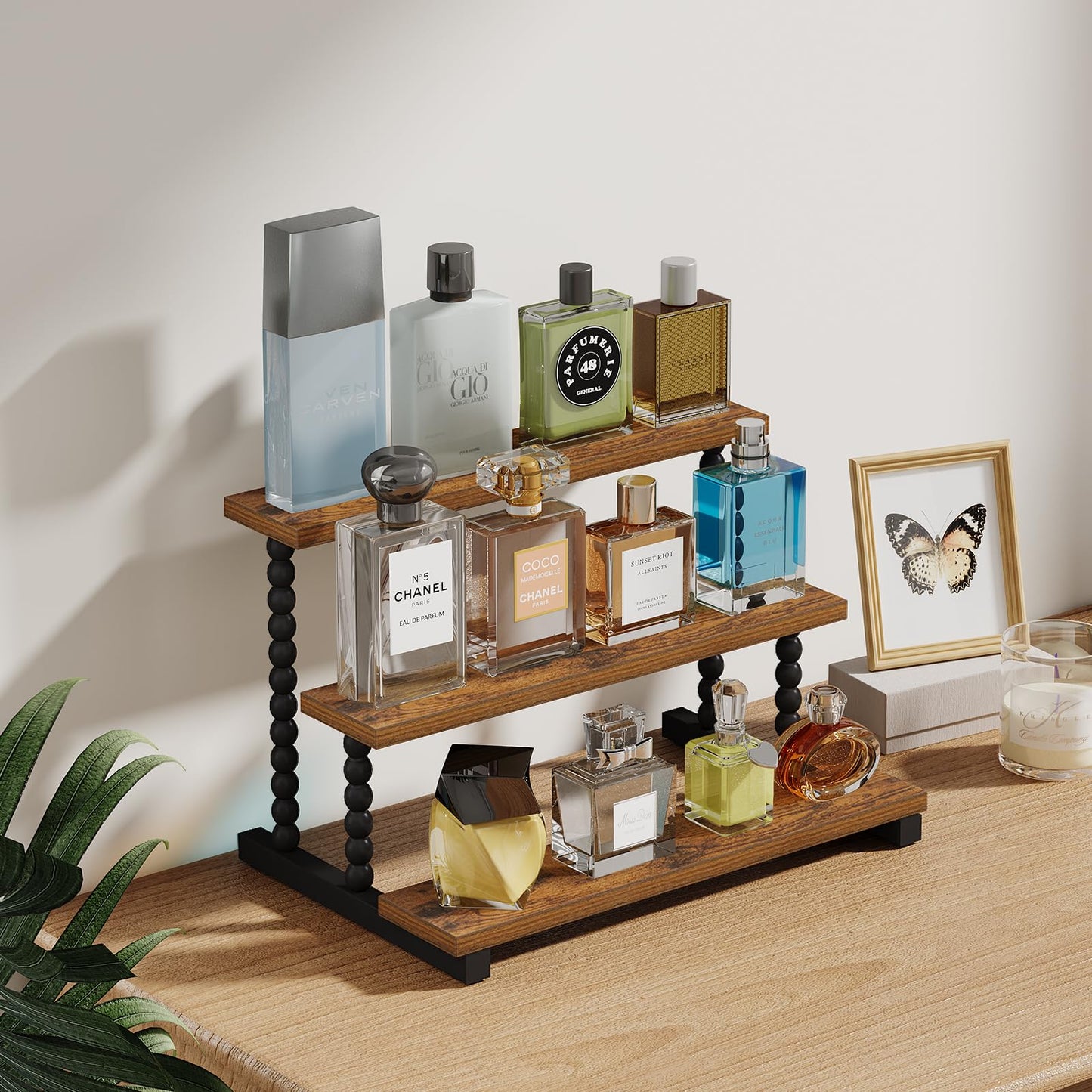 YINMIT Perfume Organizer Stand, Cologne Organizer for Men, Display Risers