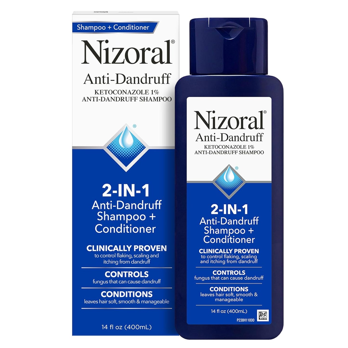 Nizoral Anti-Dandruff Shampoo - 1% Ketoconazole, Fresh Scent | 7 Fl Oz