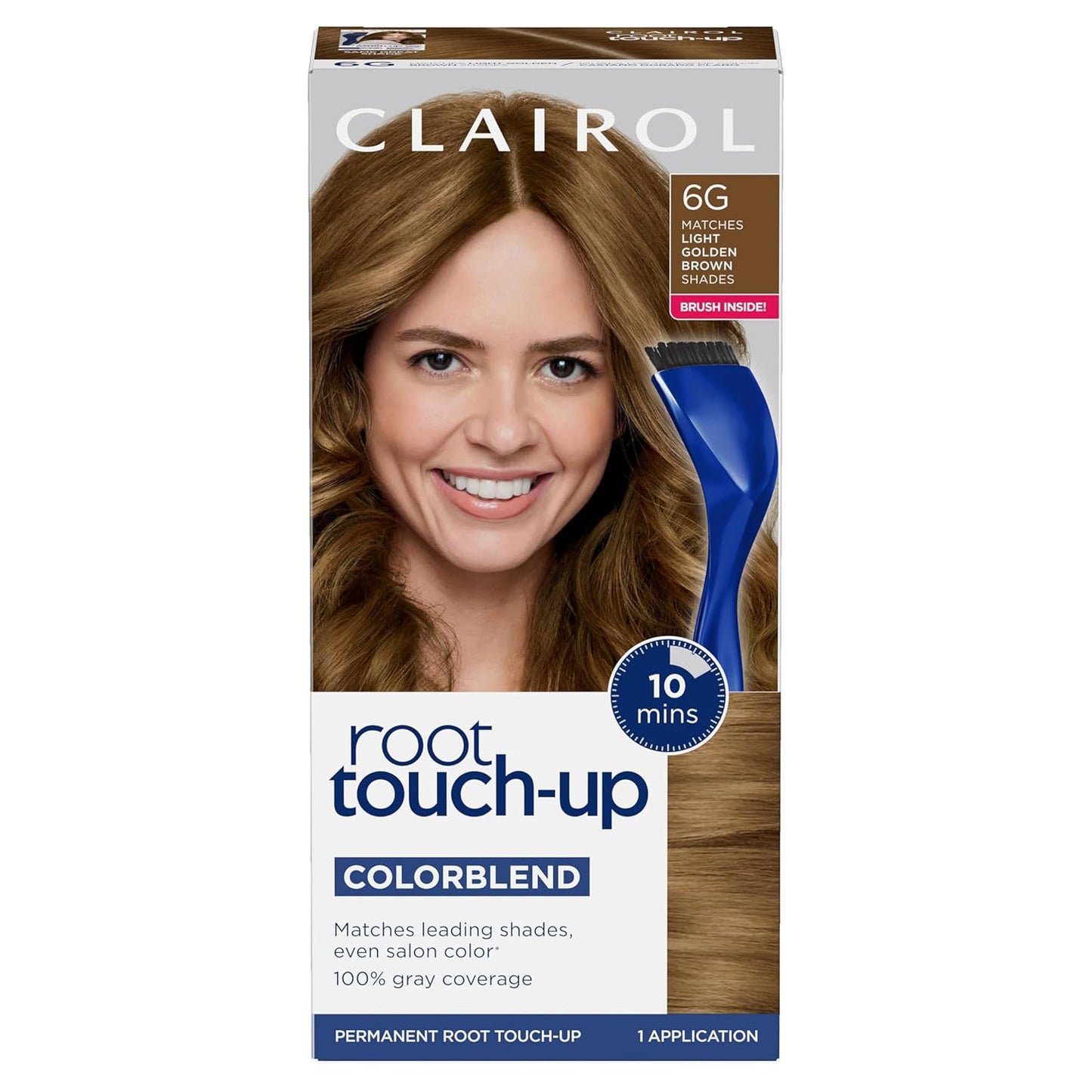 Clairol Root Touch-Up Permanent Hair Dye - 5 Medium Brown | 100% Gray Coverage, Easy Brush Application