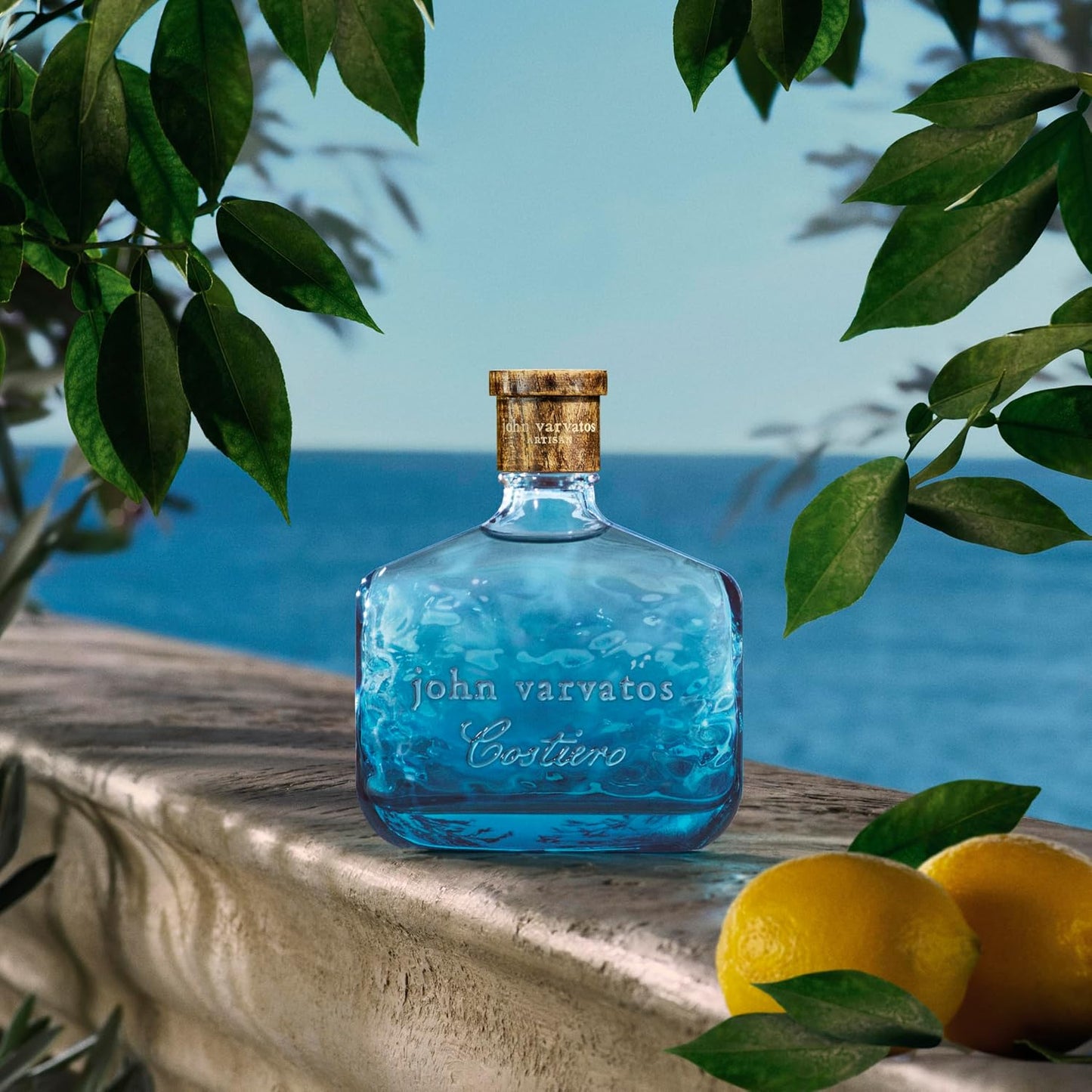 John Varvatos Artisan Costiero Eau de Parfum Spray - Travel-Sized Men's Cologne | Aquatic Citrus Scent with Yuzu, Lemon & Patchouli
