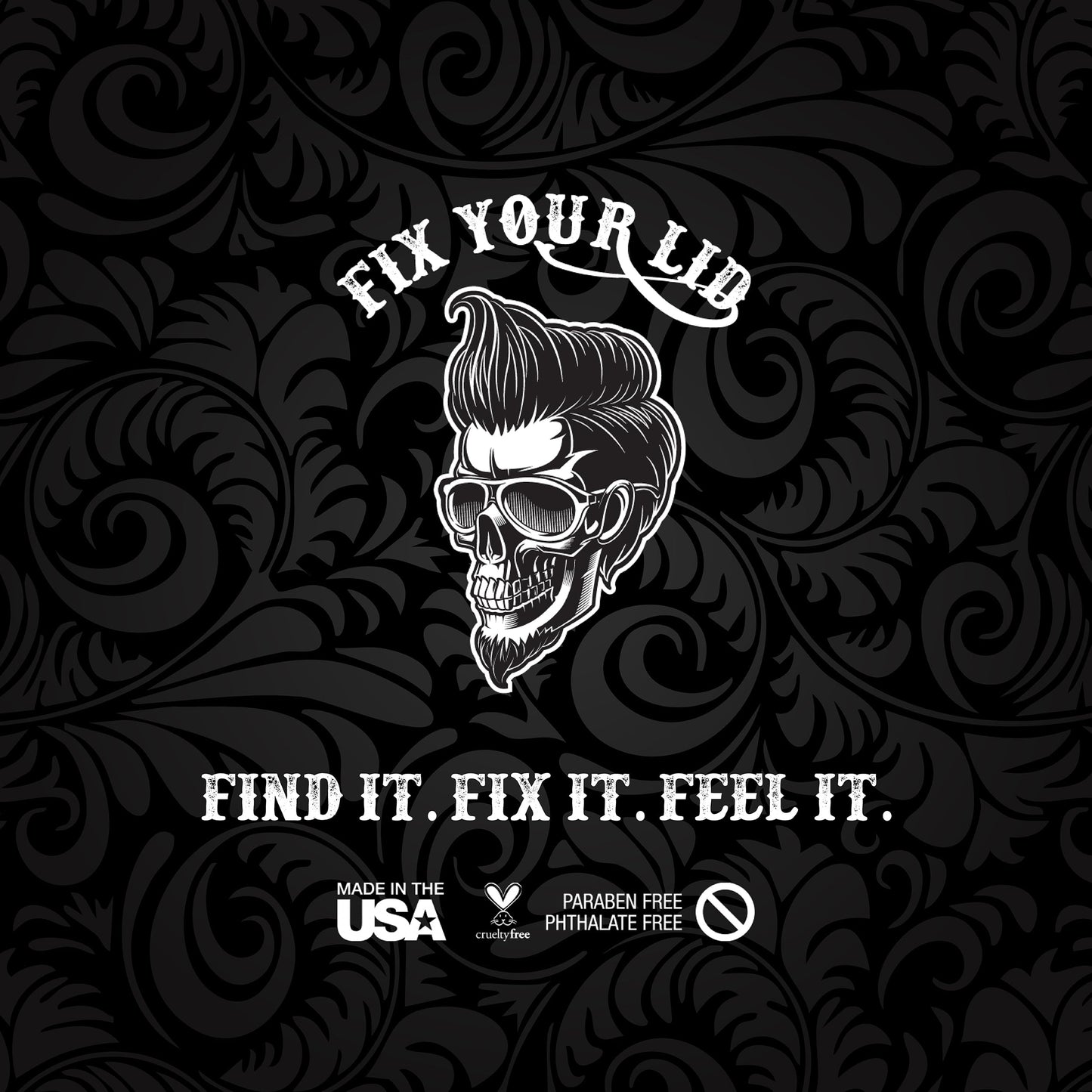 Fix Your Lid Styling Gel for Men's Hair - Firm Hold with Fuller Look - Strong Hold Gel for All Men's Hair Types & Styles - Easy To Wash Out - 8.5 Oz