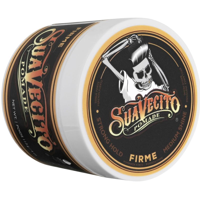 Suavecito Pomade Firme Hold | Strong Hold Hair Pomade for Men - Medium Shine, Water-Based, 4 oz, 2 Pack