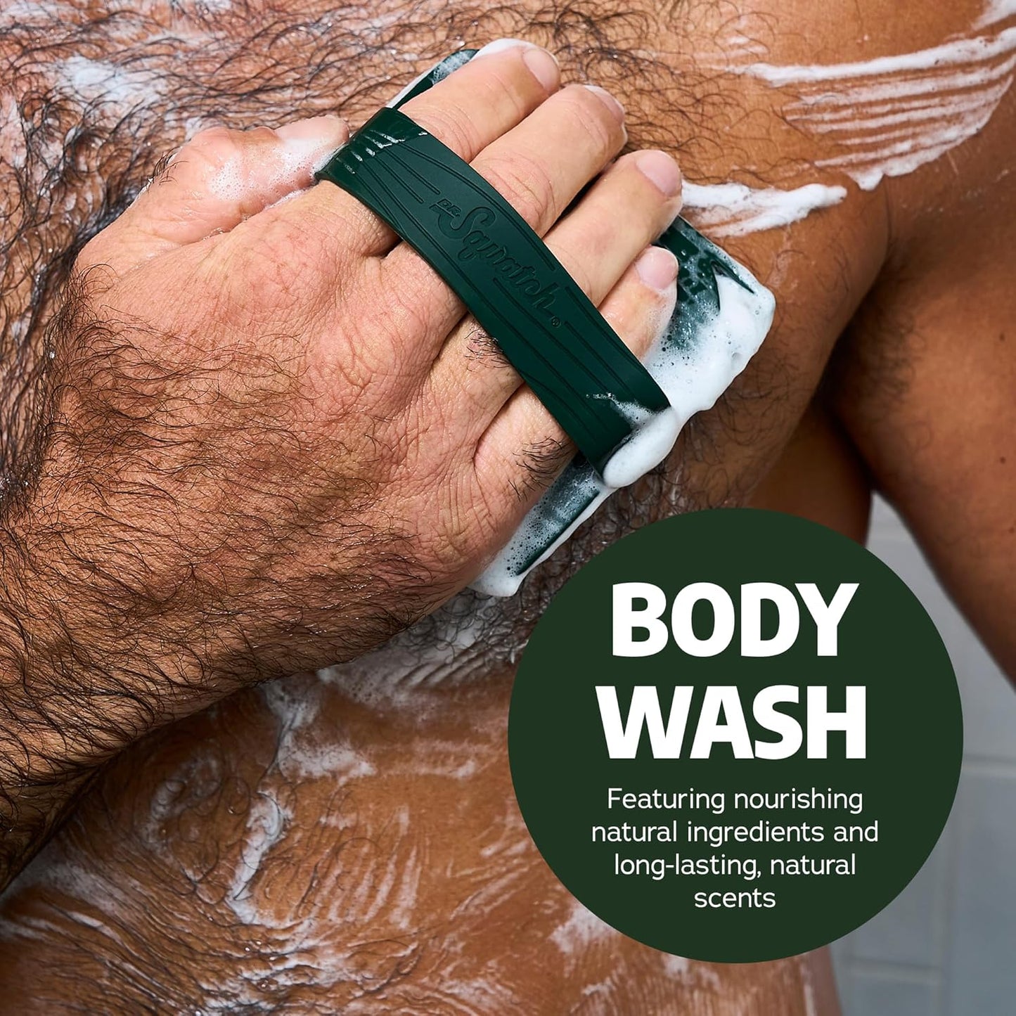 Dr. Squatch Men's Body Wash - Natural Cleansing & Nourishing Gel | Mountain Meadow & Lumberjack Lodge (14 oz, 2-Pack)