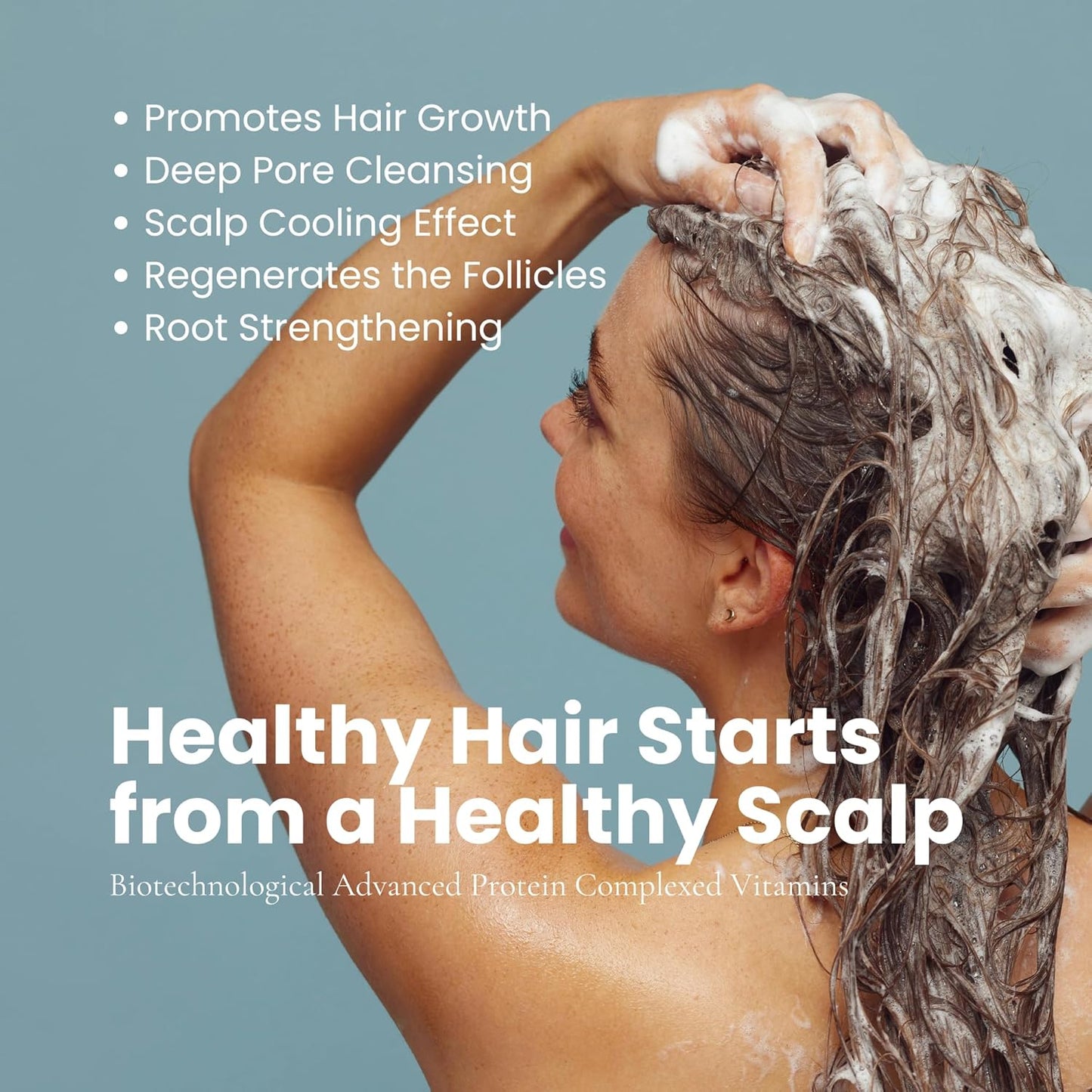 Anti-Hair Loss Shampoo - Simone Tec Scalp Care Strengthening Formula | 10ml Treatment Included