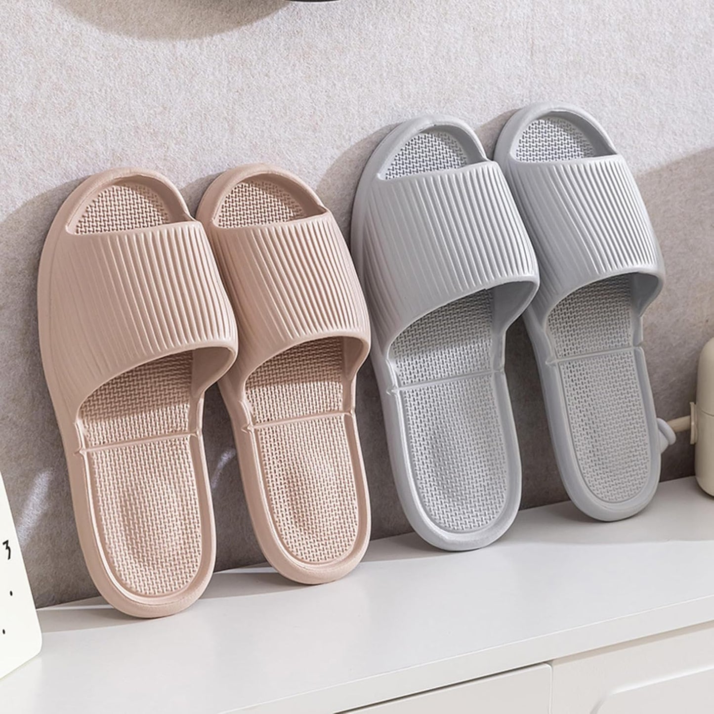 Foldable Portable Shower Shoes - Non-Slip Slippers for Hotel Guests & Spa | Lightweight EVA Quick-Drying Footwear