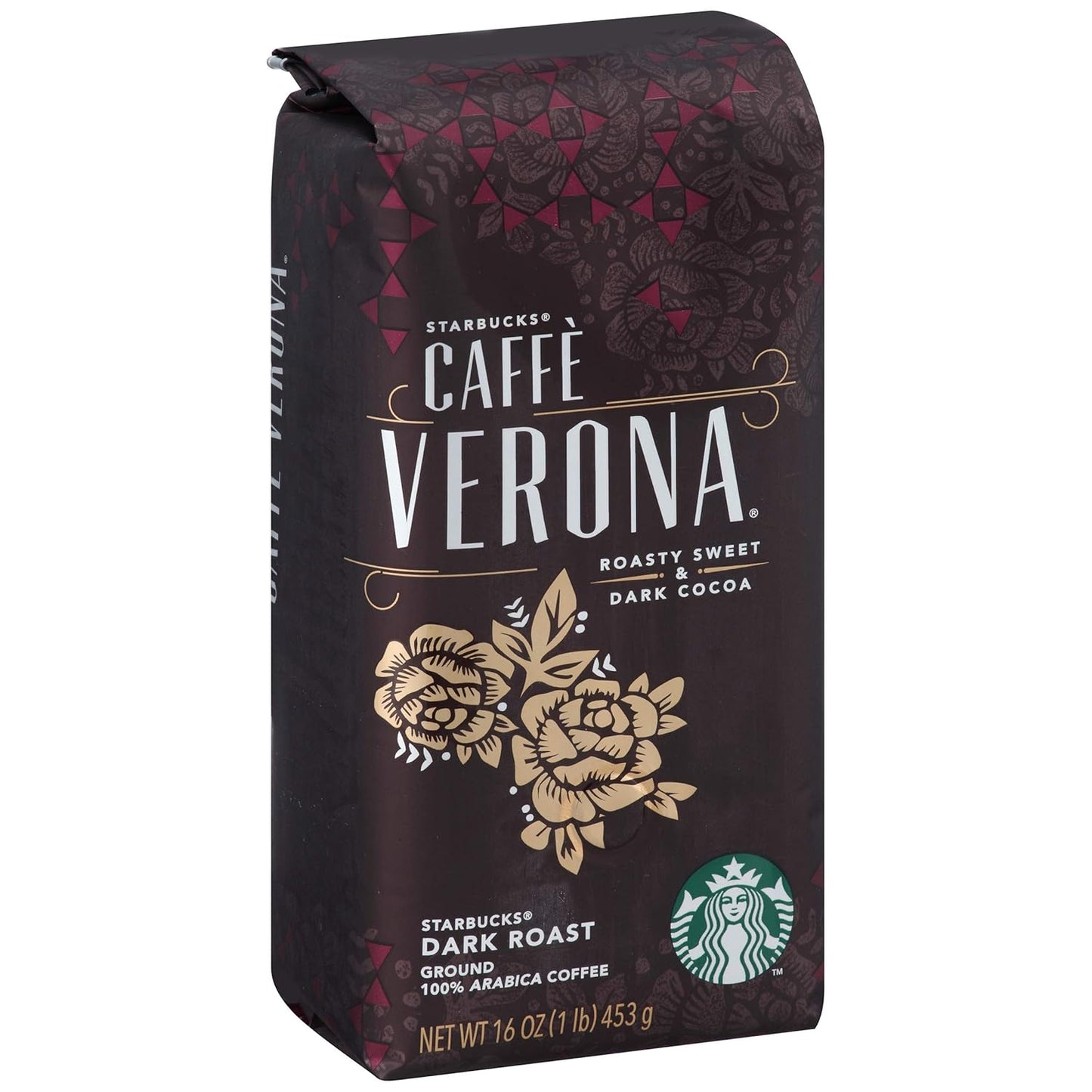Starbucks Ground Coffee - Dark Roast Italian Blend | 100% Arabica, 18 oz Bag