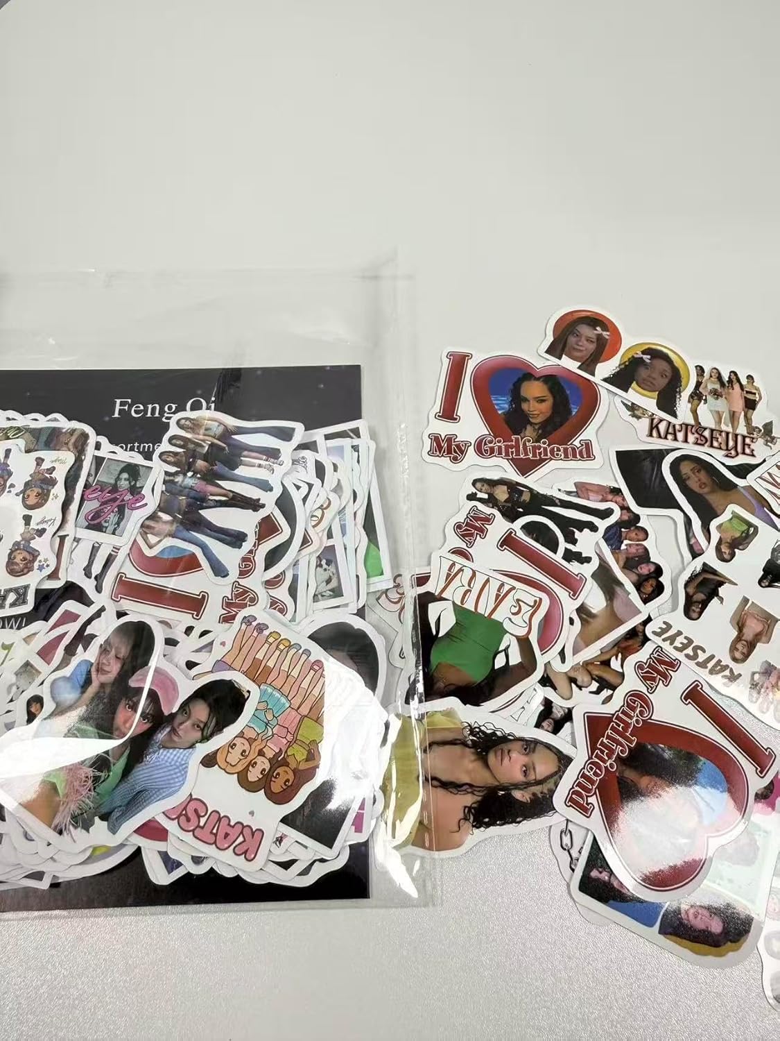 120 PCS Waterproof Vinyl Katseye Stickers | Pop Korean Girls Decals for Laptops, Water Bottles, Phones & More