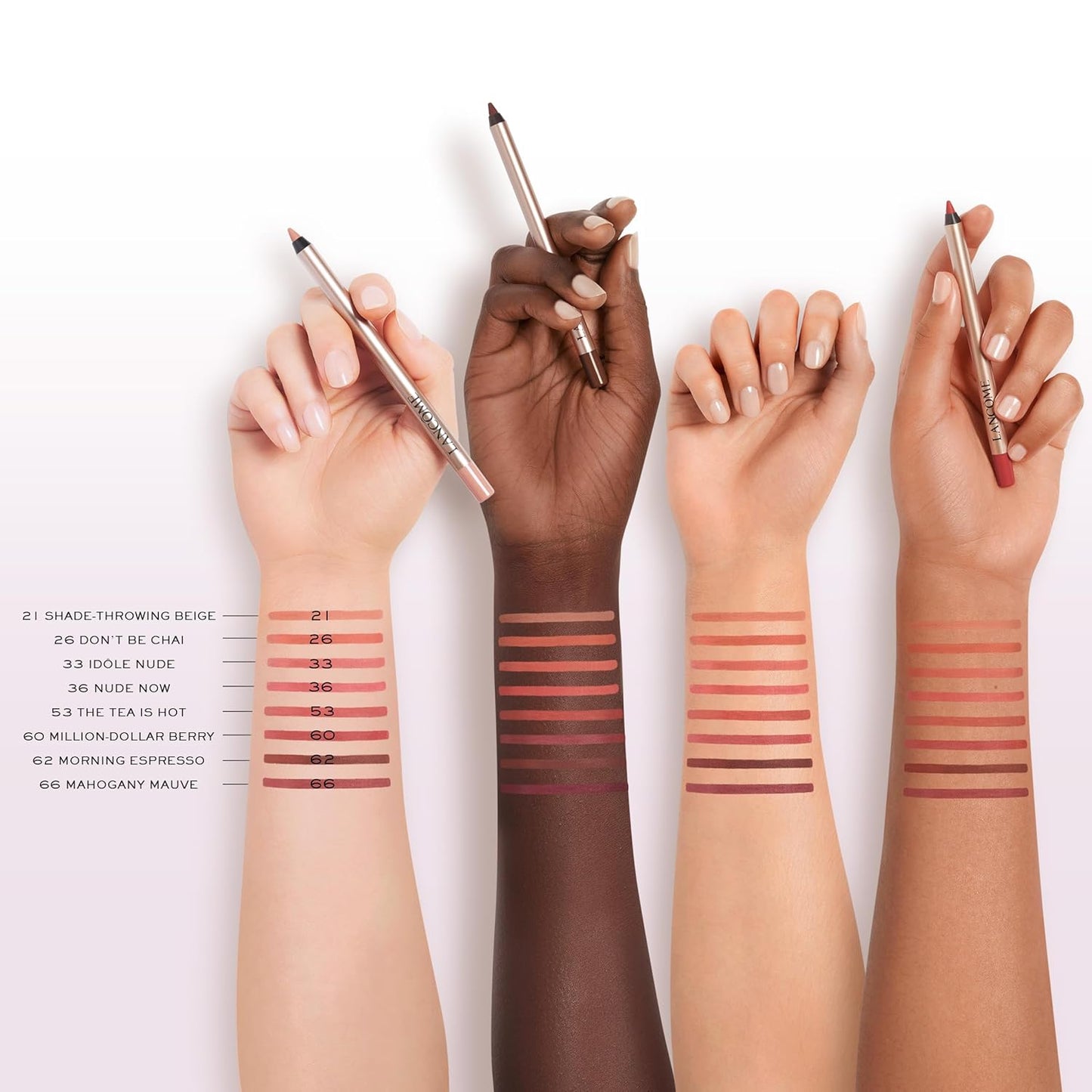 Lancôme Lip Idôle Lip Shaper - Creamy Matte Waterproof Lip Liner | 8-Hour Wear, Blendable, Infused with Ceramides & Jojoba Oil