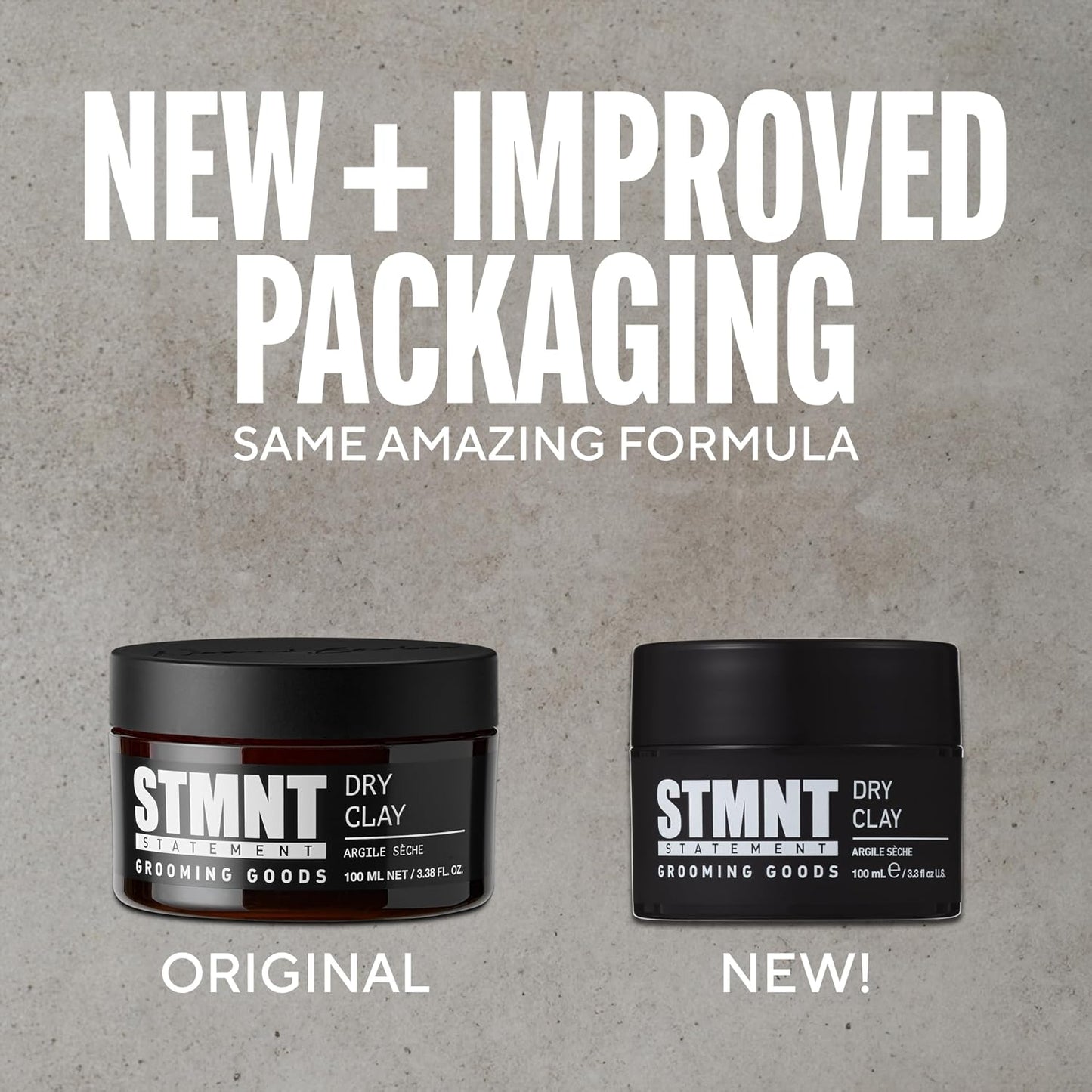 STMNT Grooming Dry Clay - Extra Matte Finish & Strong Hold | Easy to Wash Out