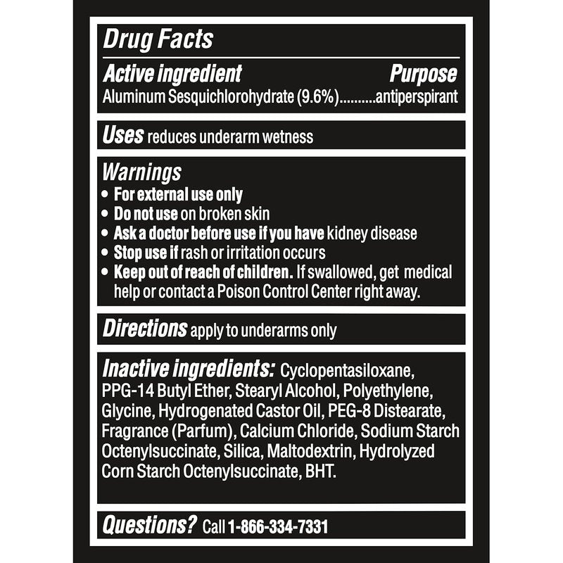 Degree Men Antiperspirant Deodorant - UltraClear Black+White | 72-Hour Sweat & Odor Protection, 2.7 oz (2 Count)