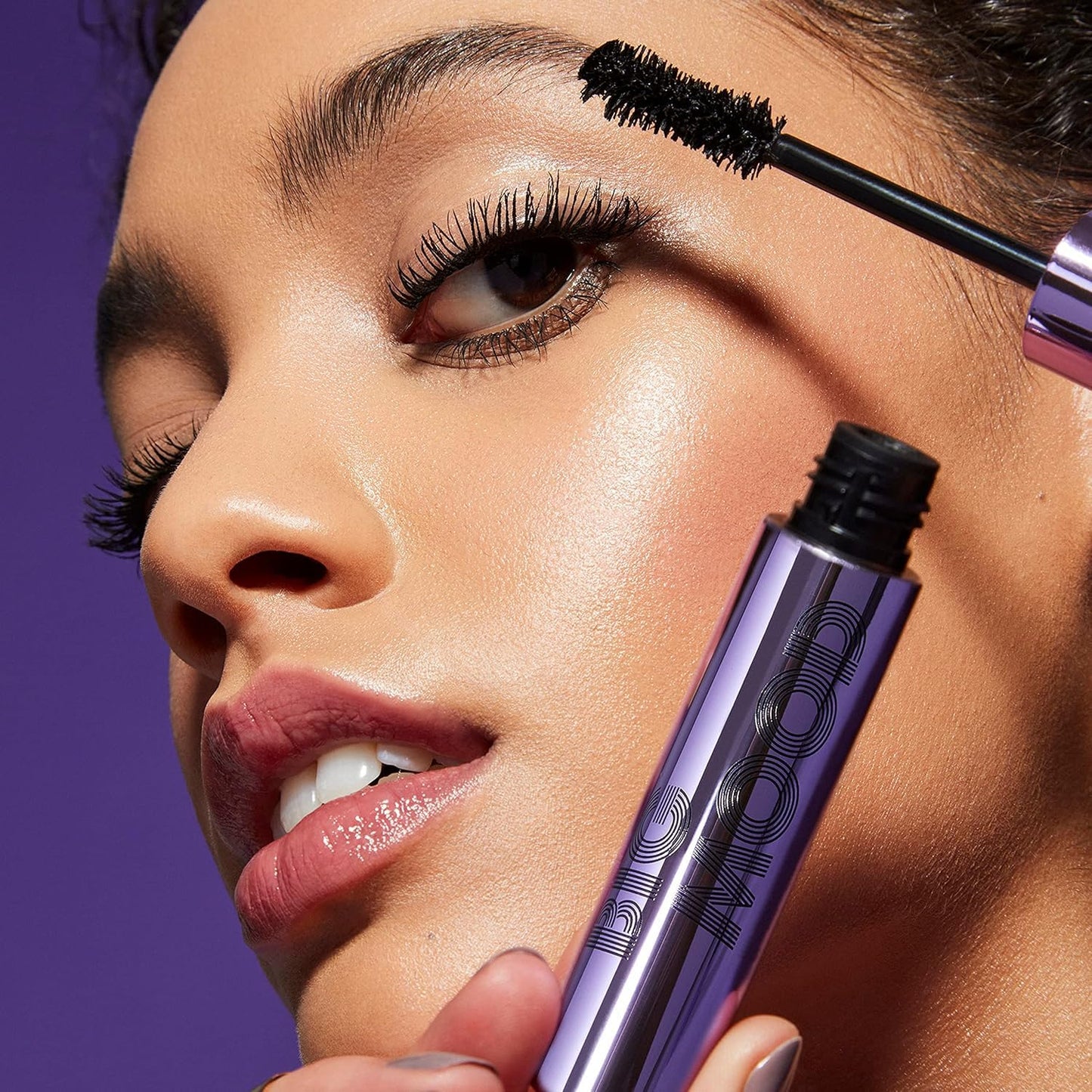 e.l.f. Big Mood Mascara Mini - Bold & Voluminous Lashes, Long-Lasting Formula | Infused with Jojoba Wax, Black