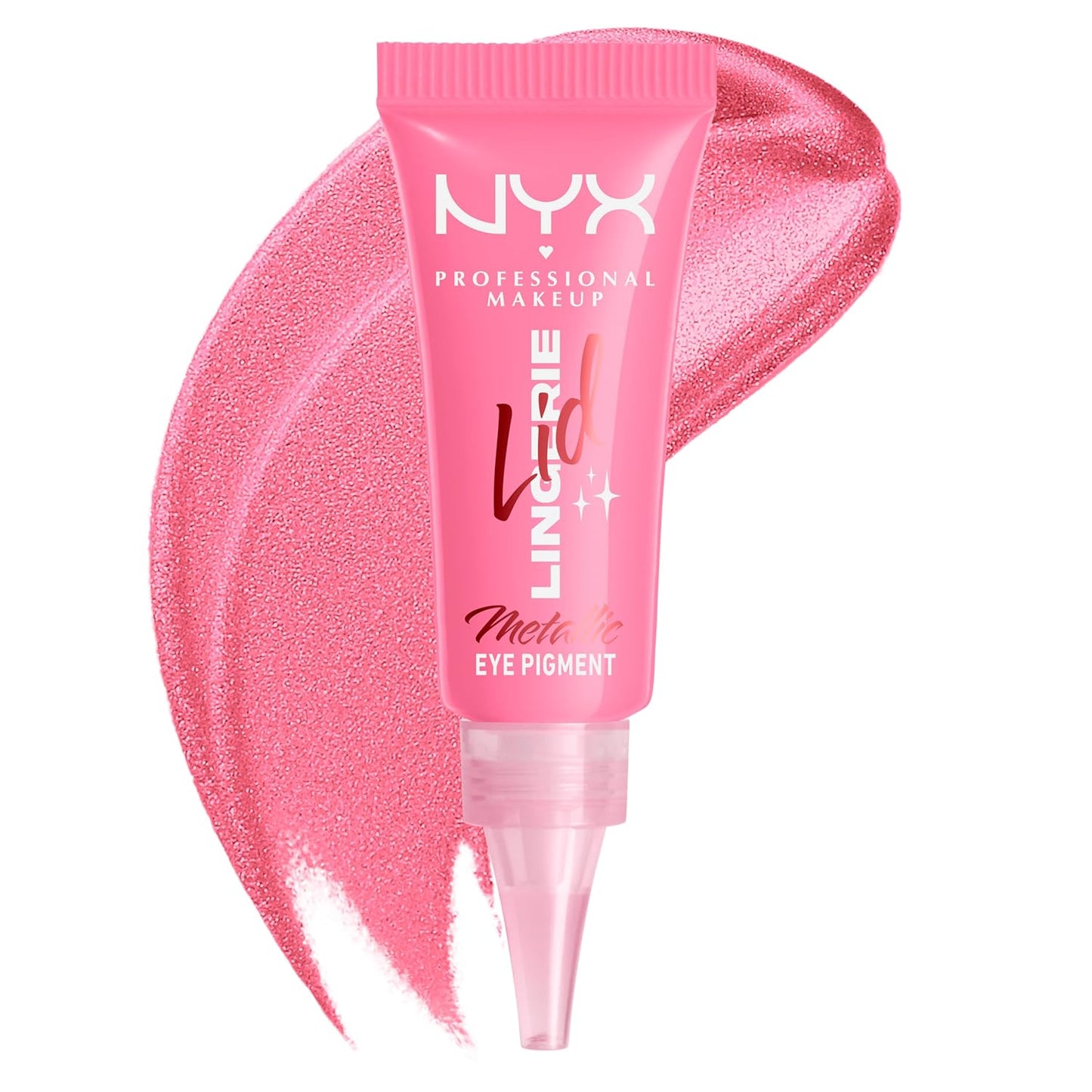 NYX Lingerie Cream Eye Pigment - Long-Lasting Eyeshadow, Beige Appeal | 0.2 fl oz