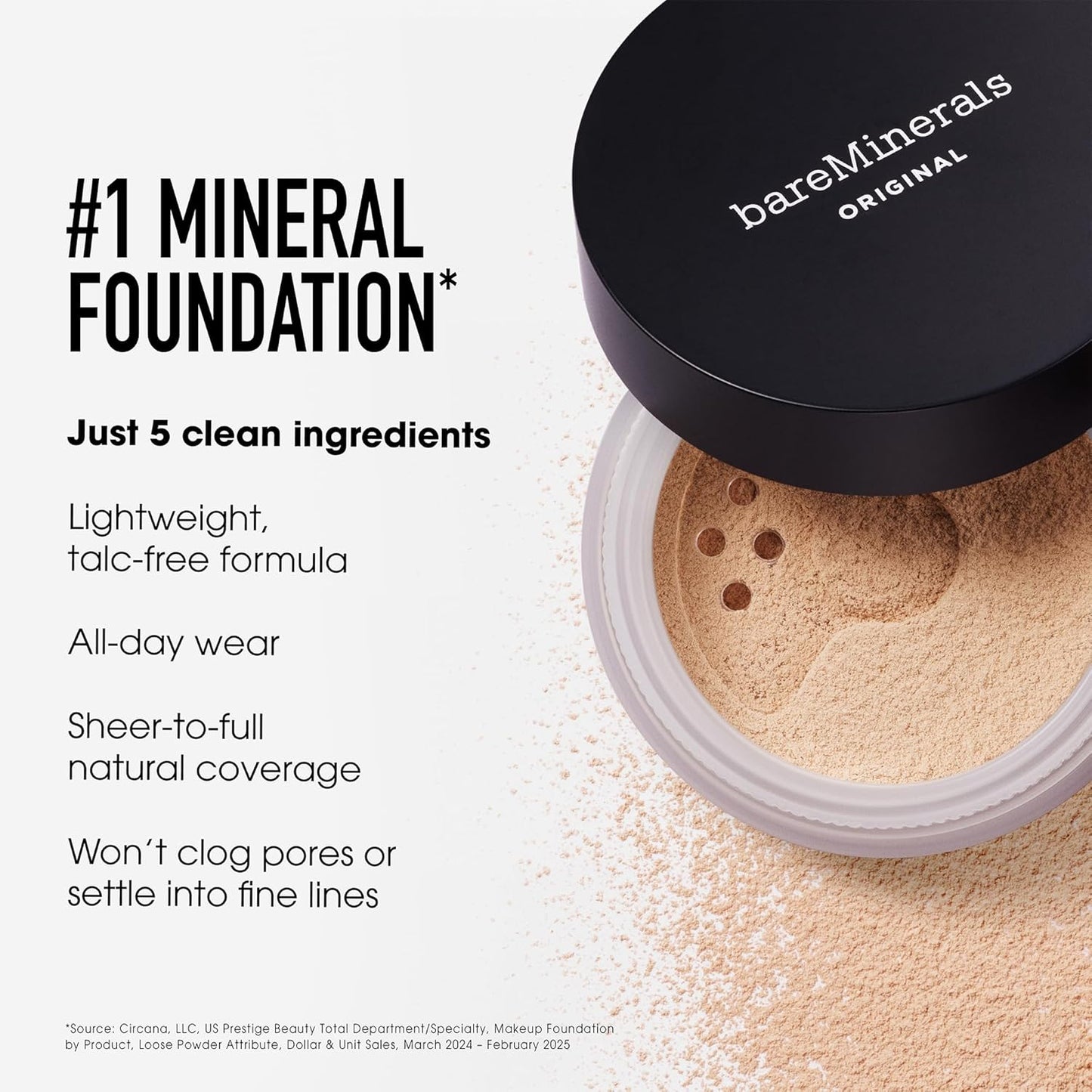 bareMinerals Loose Mineral Foundation SPF 15 - Holiday Edition, Deluxe Size