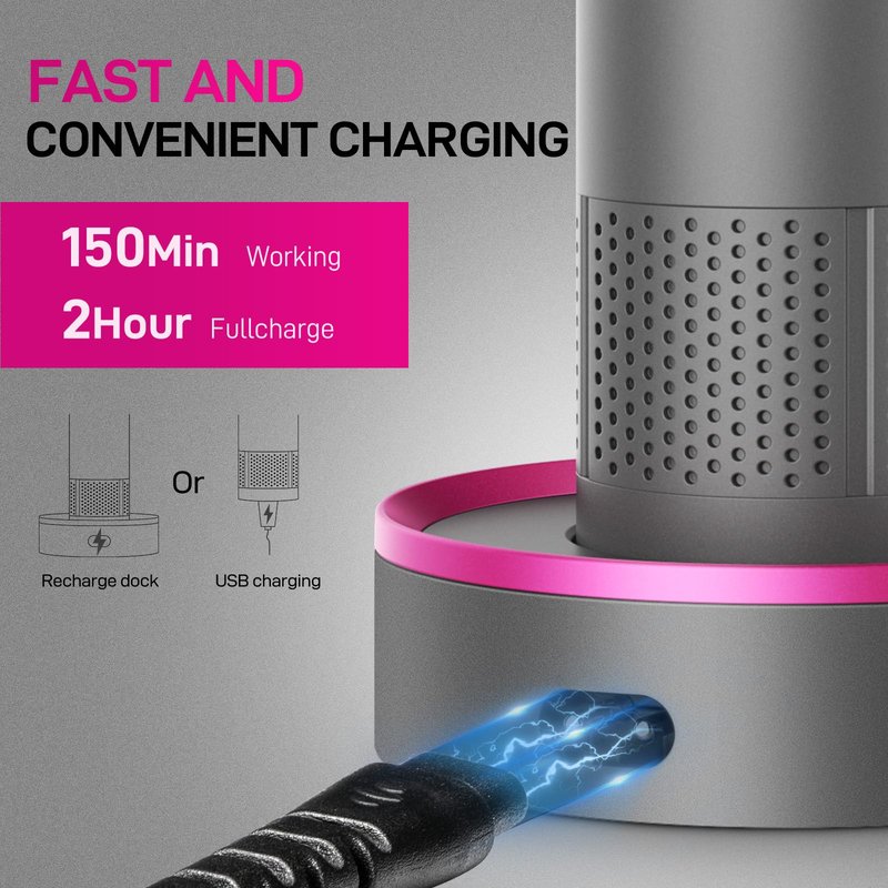 PRITECH Hair Trimmer for Women, Waterproof Bikini Trimmer for Women for Wet & Dry Use, Rechargeable Pubic Hair Trimmer Women, Women Electric Razor&Shaver with Standing Recharge Dock