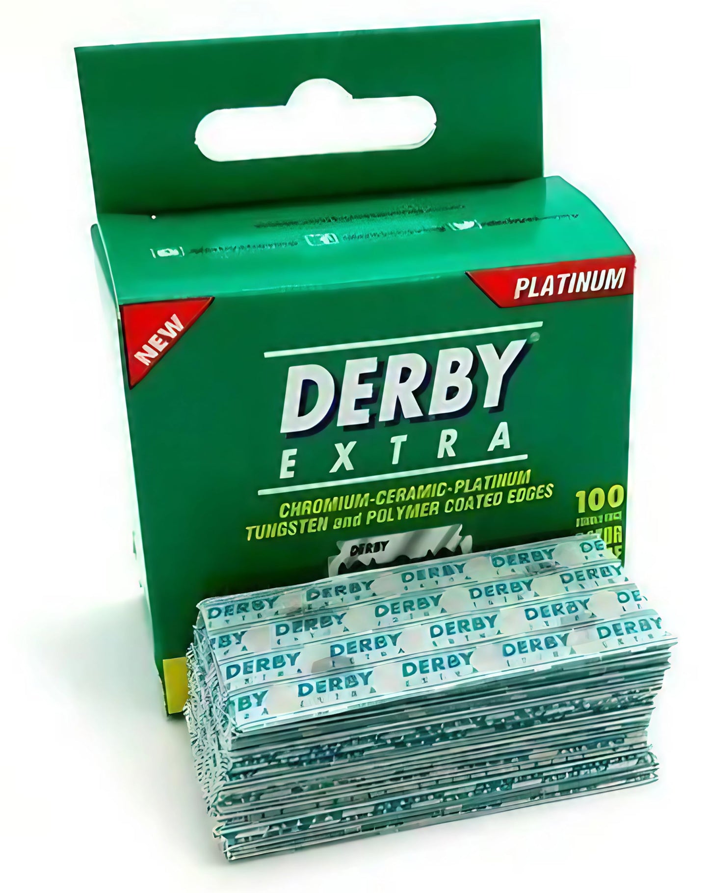 Derby Extra Double Edge Safety Razor Blades - Pack of 100 Blades