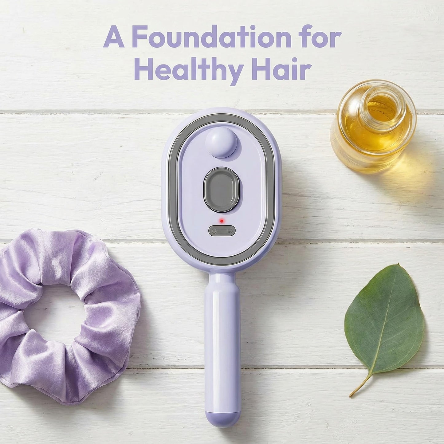 Electric Spray Air Cushion Massage Comb with Self-Cleaning, Anti-Tangle, Anti-Static, Volumizing Fun, Rechargeable Detangling Electric Steam Brush, Steam Hair Straightener for Daily Care (Purple)