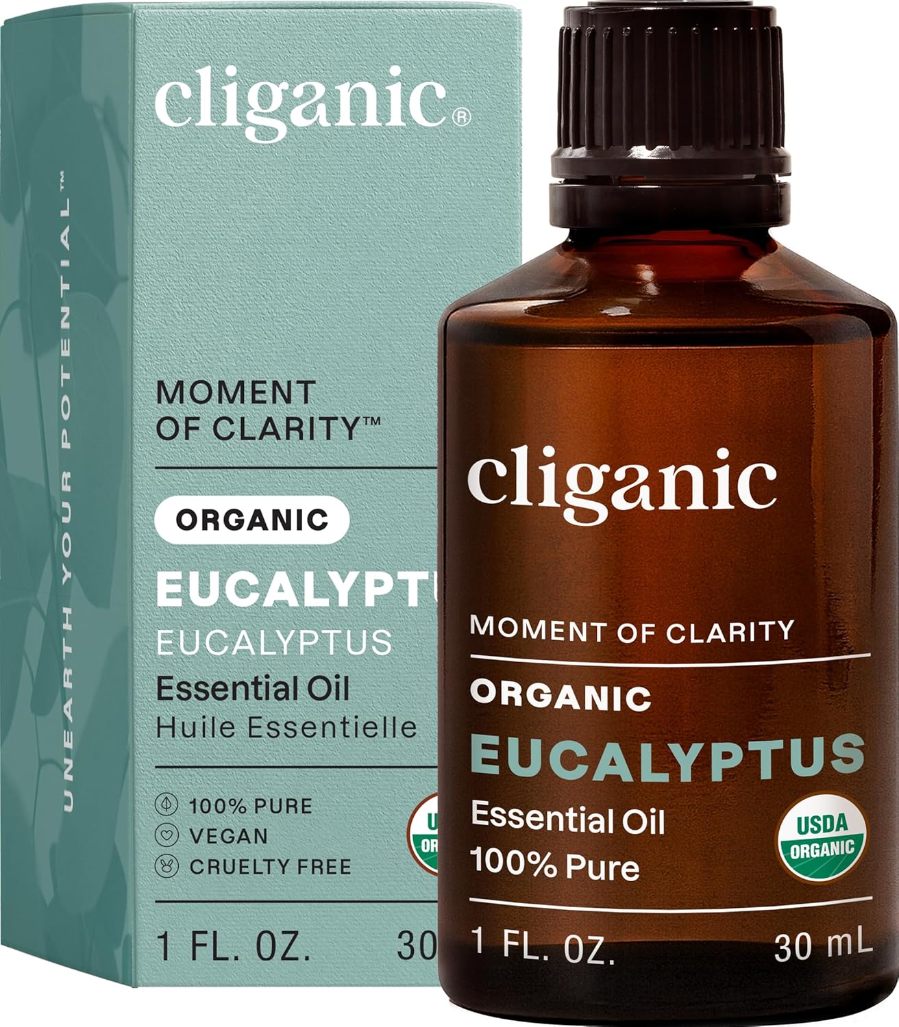 Cliganic Organic Lavender Essential Oil - 100% Pure Aromatherapy Oil | Non-GMO, 15ml