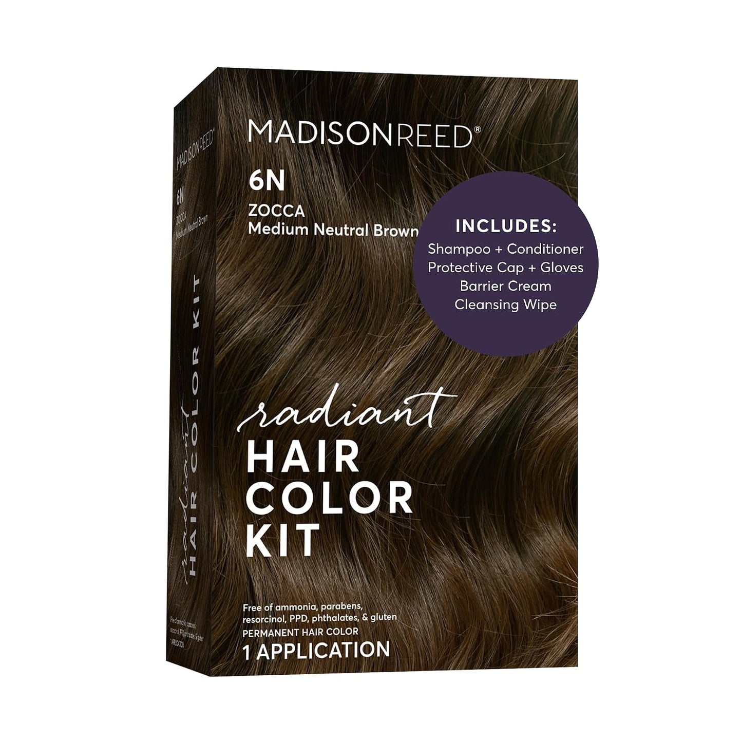 Madison Reed Radiant Hair Color Kit - 5RV Dark Garnet Red | Vivid Permanent Dye for Bold Color & Maximum Shine