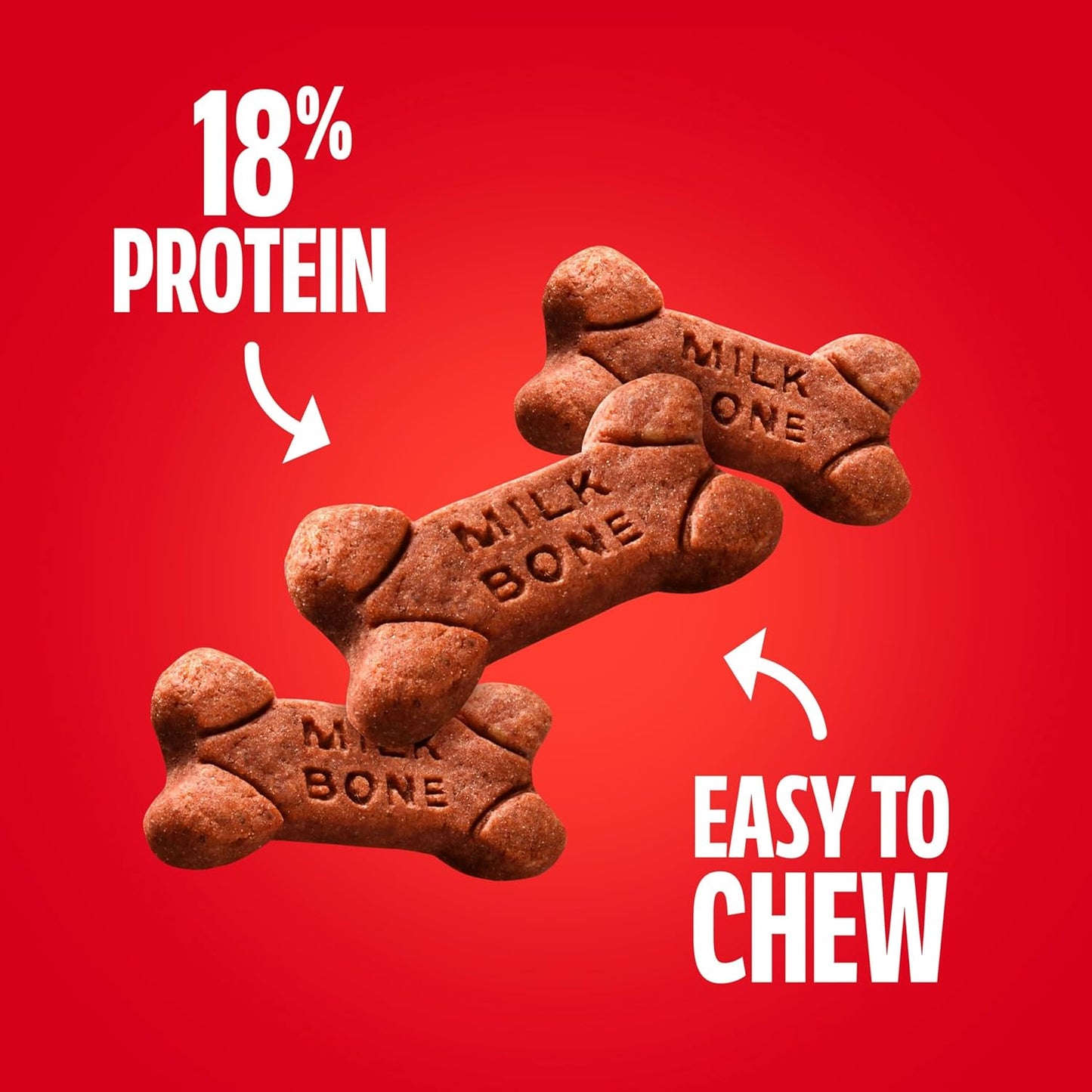 Milk-Bone Soft & Chewy Dog Treats - Real Beef & Filet Mignon Flavor | 25 Ounce Canister
