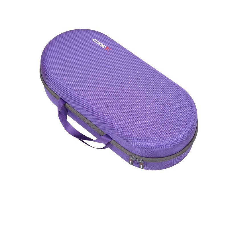 RLSOCO Hard Case for Dyson Airwrap Complete Long/Complete Styler HS08 HS05 HS01,NOT for Dyson Airwrap i.d. - Fits 4pcs Long Barrels or Short Barrels - Violet (Case Only,Hair Styler is not Included)