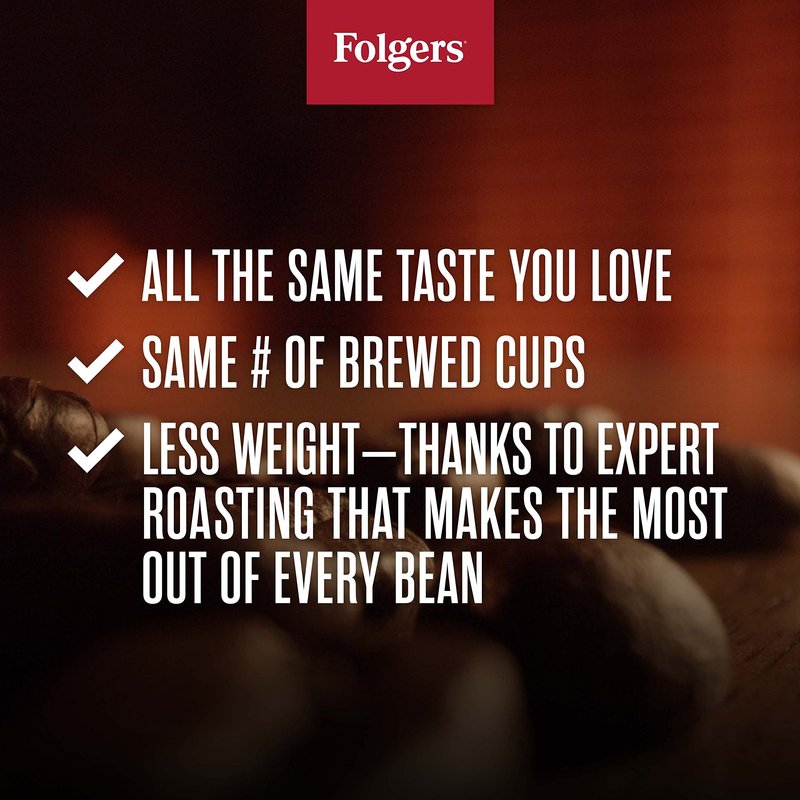 Folgers Coffeehouse Blend Ground Coffee, Medium-Dark Roast, 9.6 Ounces